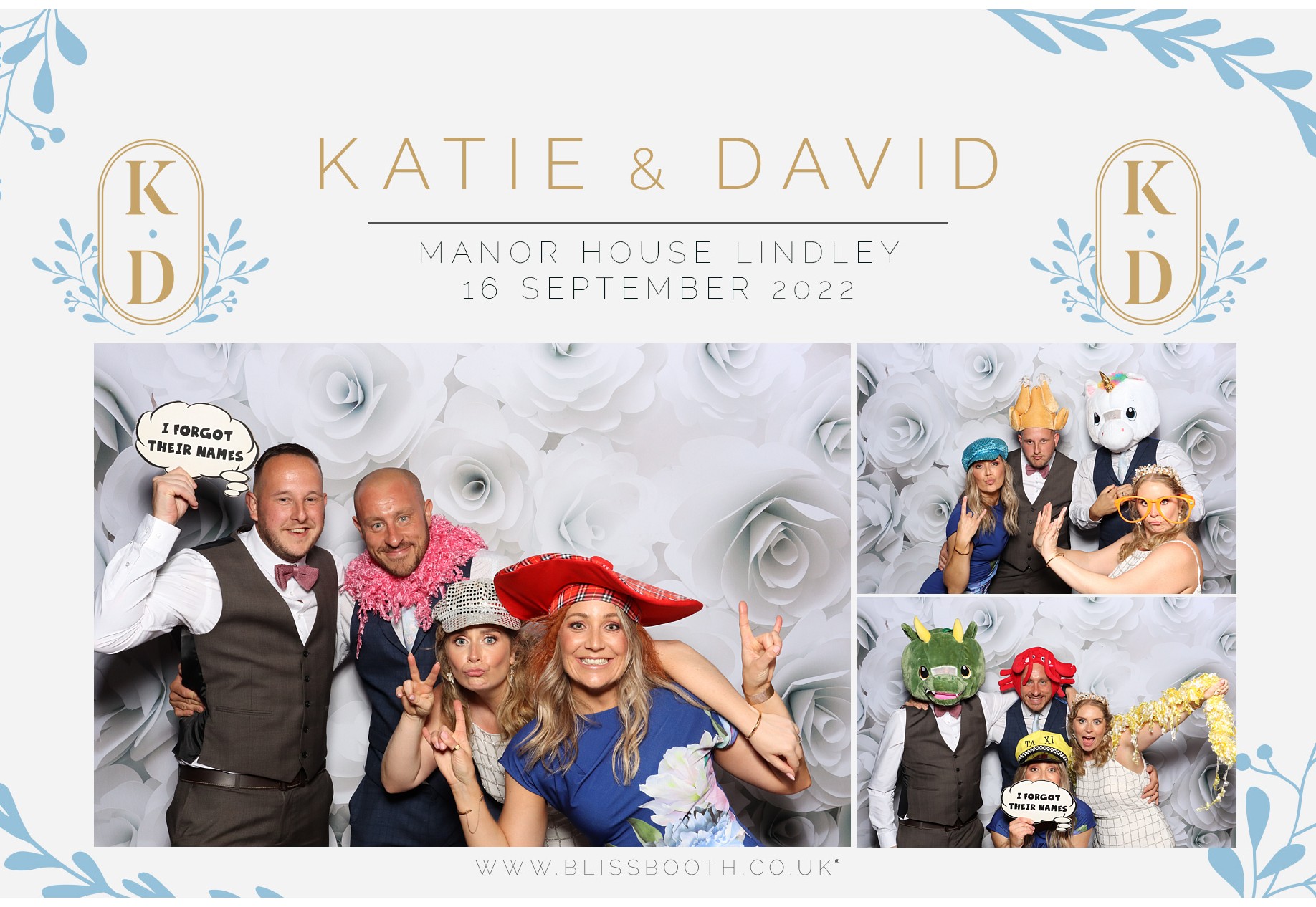 Katie and David | View more photos from the event at gallery.blissbooth.co.uk/u/BlissBooth/Katie-and-David