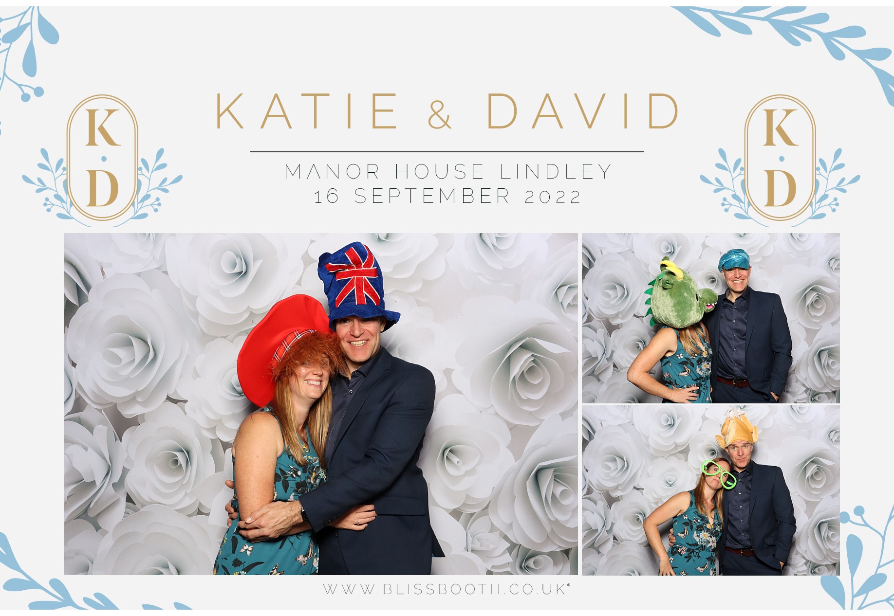 Katie and David | View more photos from the event at gallery.blissbooth.co.uk/u/BlissBooth/Katie-and-David