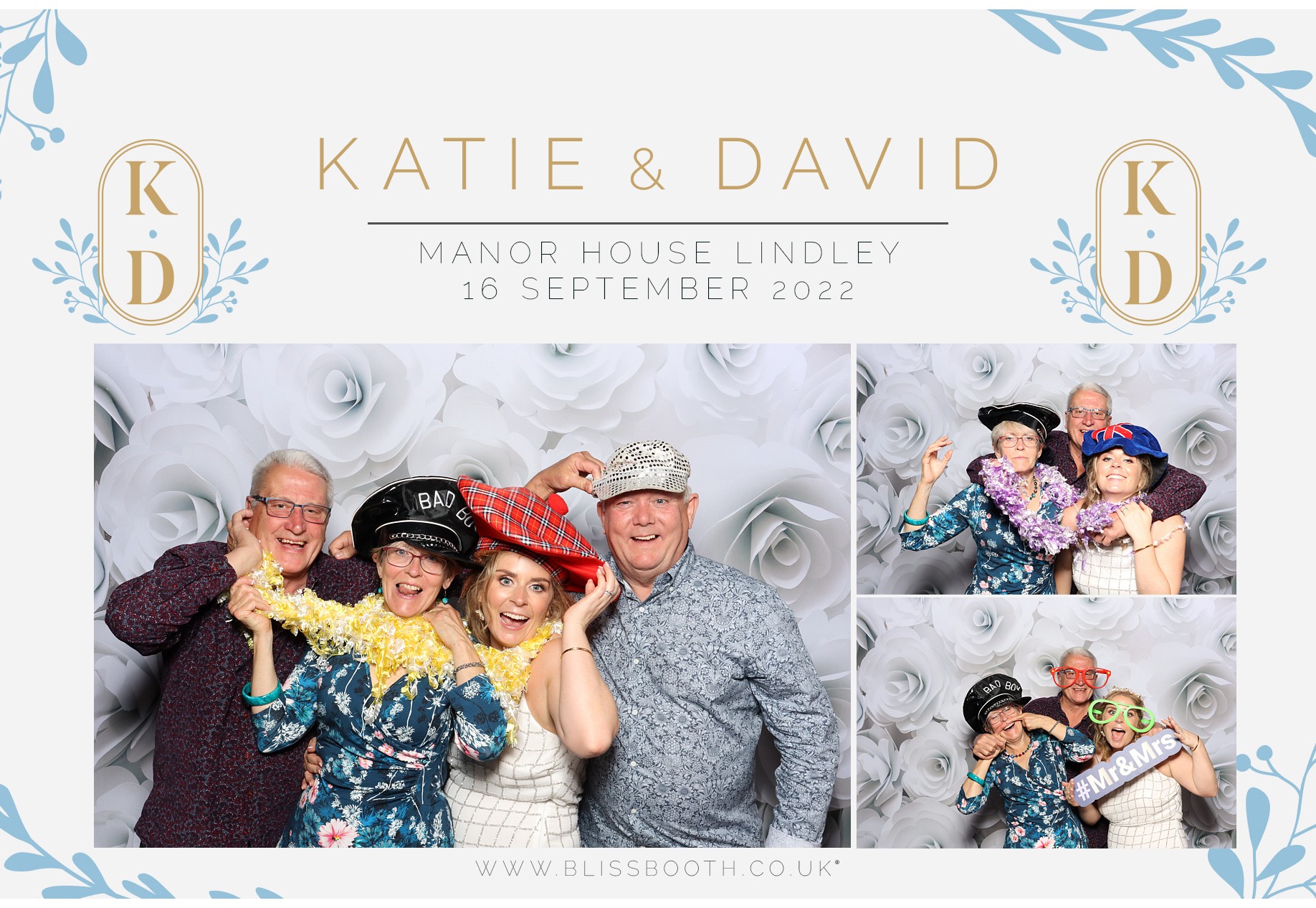Katie and David | View more photos from the event at gallery.blissbooth.co.uk/u/BlissBooth/Katie-and-David