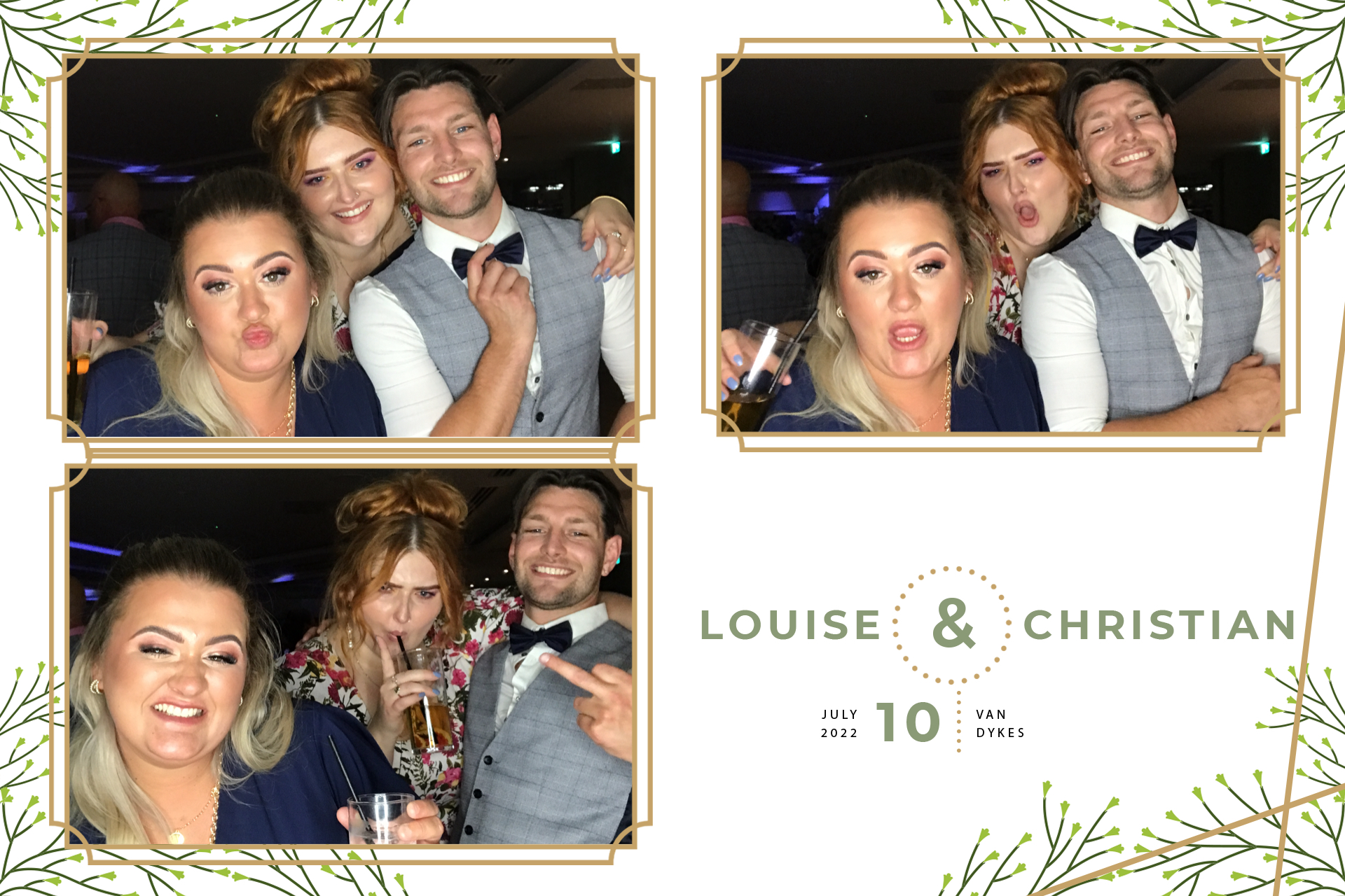 Louise & Christian | View more photos from the event at gallery.blissbooth.co.uk/u/BlissBooth/Louise-Christian