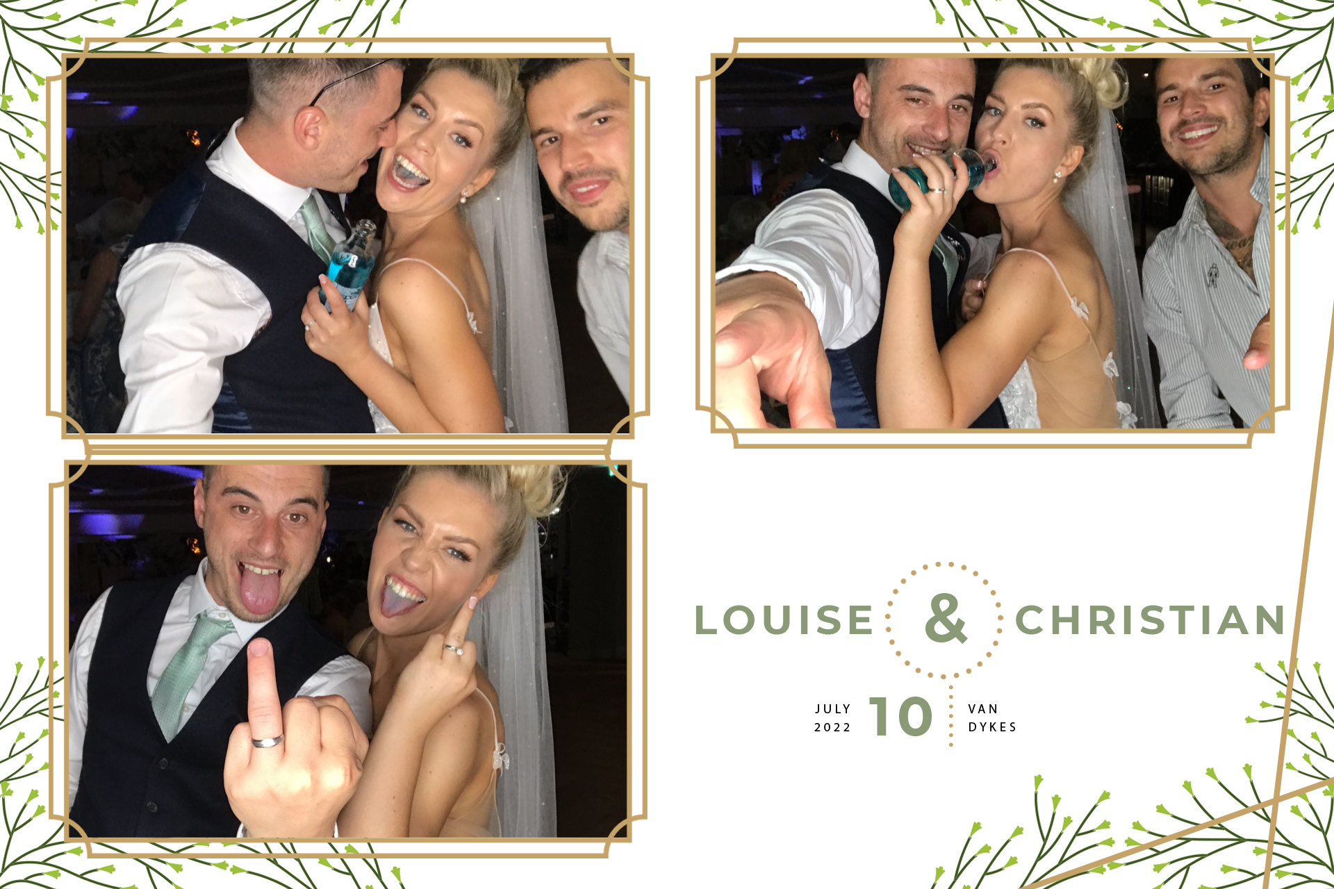 Louise & Christian | View more photos from the event at gallery.blissbooth.co.uk/u/BlissBooth/Louise-Christian