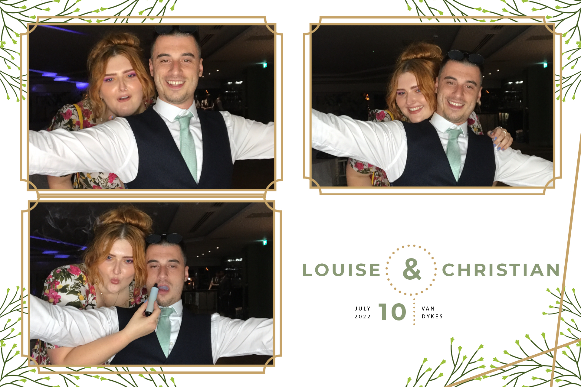 Louise & Christian | View more photos from the event at gallery.blissbooth.co.uk/u/BlissBooth/Louise-Christian