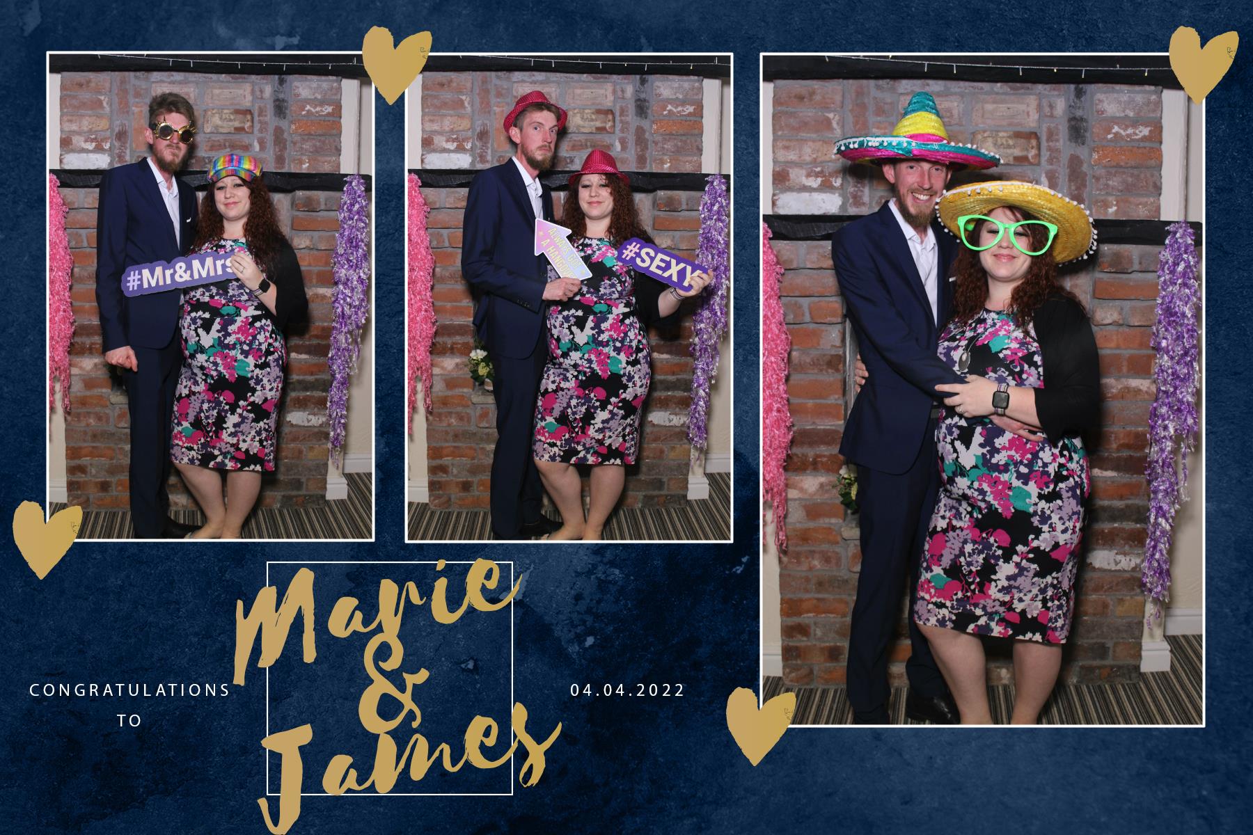 Marie and James | View more photos from the event at gallery.blissbooth.co.uk/u/BlissBooth/Marie-and-James-0