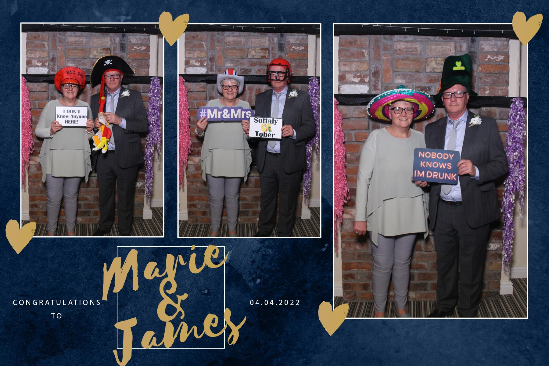 Marie and James | View more photos from the event at gallery.blissbooth.co.uk/u/BlissBooth/Marie-and-James
