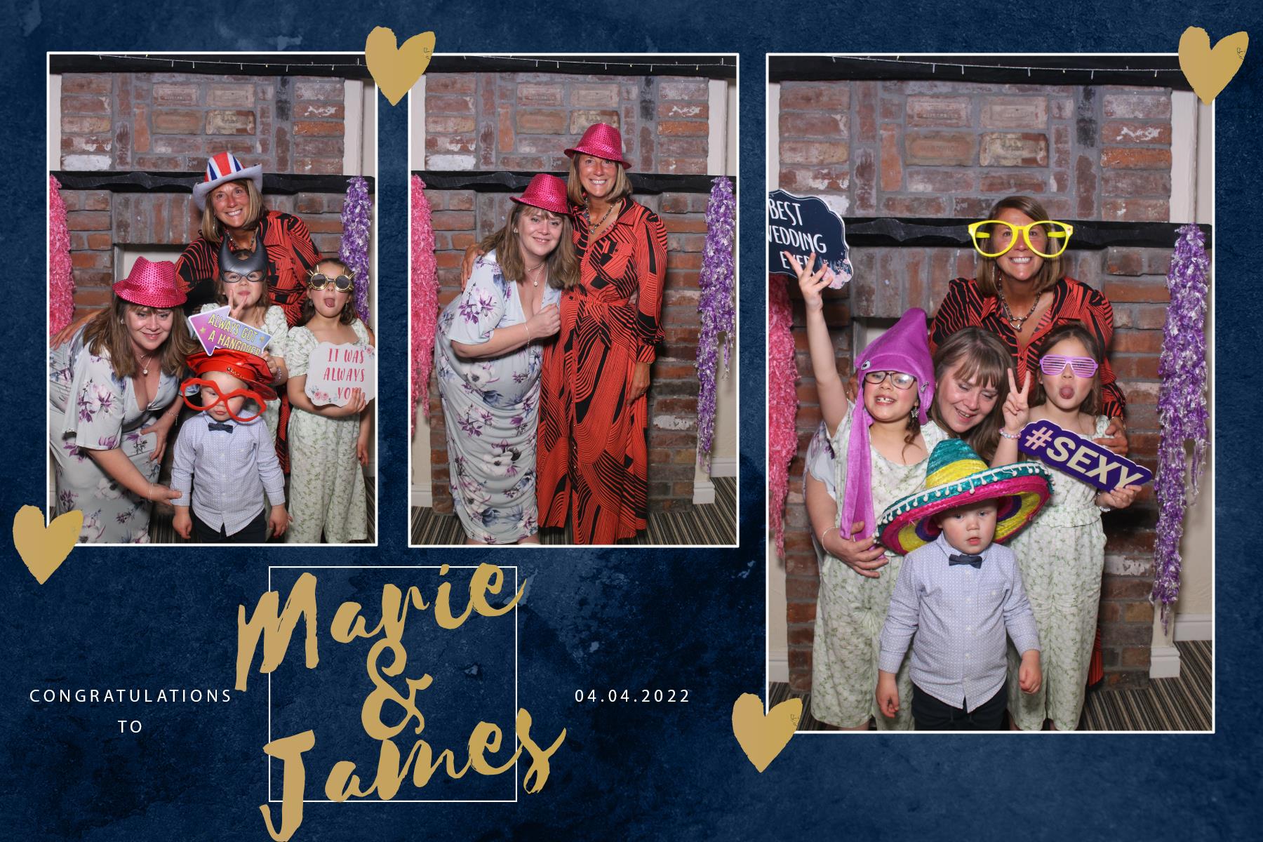 Marie and James | View more photos from the event at gallery.blissbooth.co.uk/u/BlissBooth/Marie-and-James