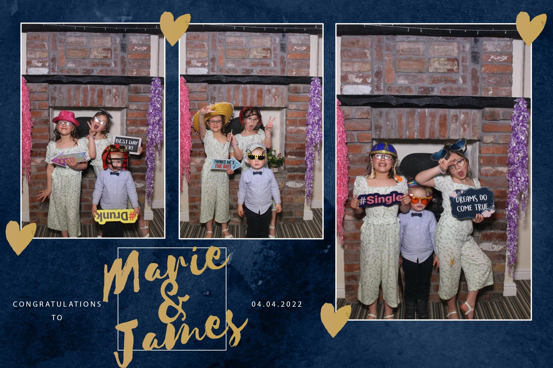 Marie and James | View more photos from the event at gallery.blissbooth.co.uk/u/BlissBooth/Marie-and-James-0