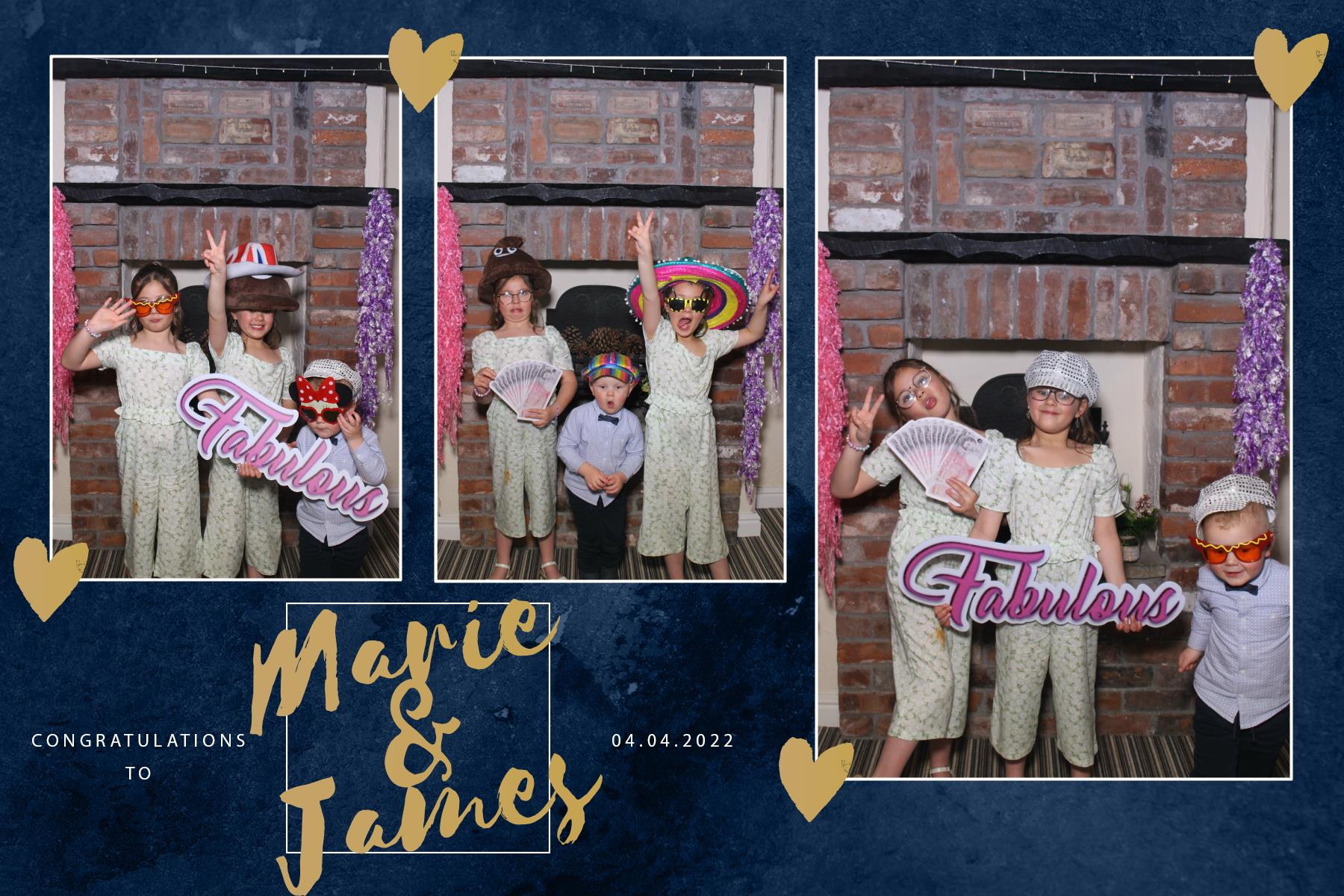 Marie and James | View more photos from the event at gallery.blissbooth.co.uk/u/BlissBooth/Marie-and-James