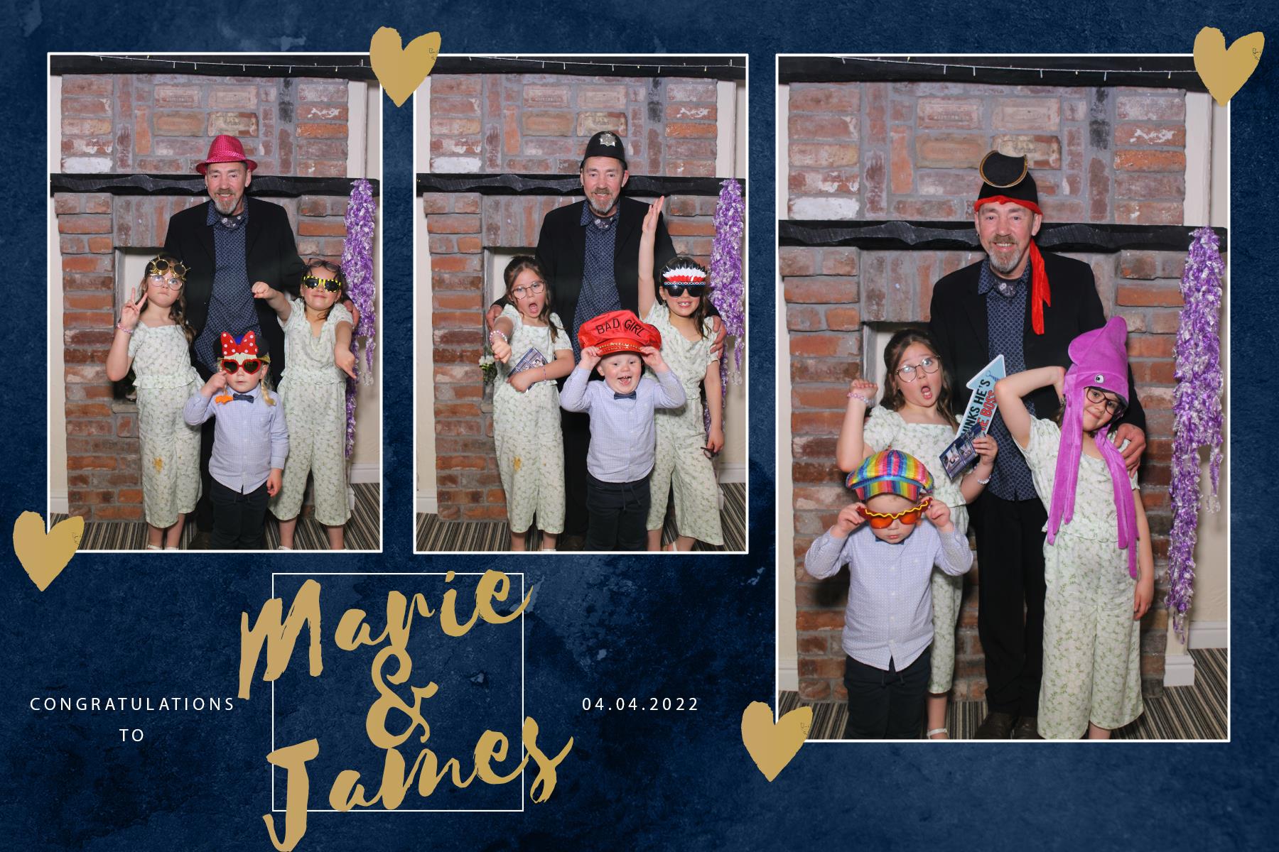 Marie and James | View more photos from the event at gallery.blissbooth.co.uk/u/BlissBooth/Marie-and-James-0