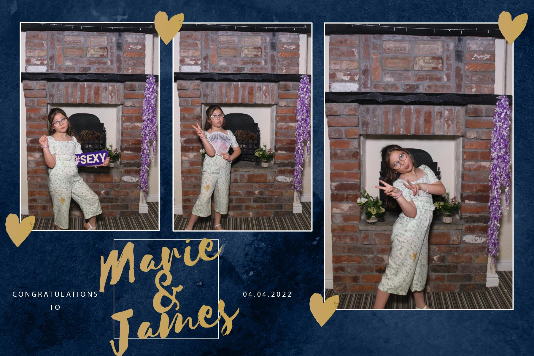 Marie and James | View more photos from the event at gallery.blissbooth.co.uk/u/BlissBooth/Marie-and-James