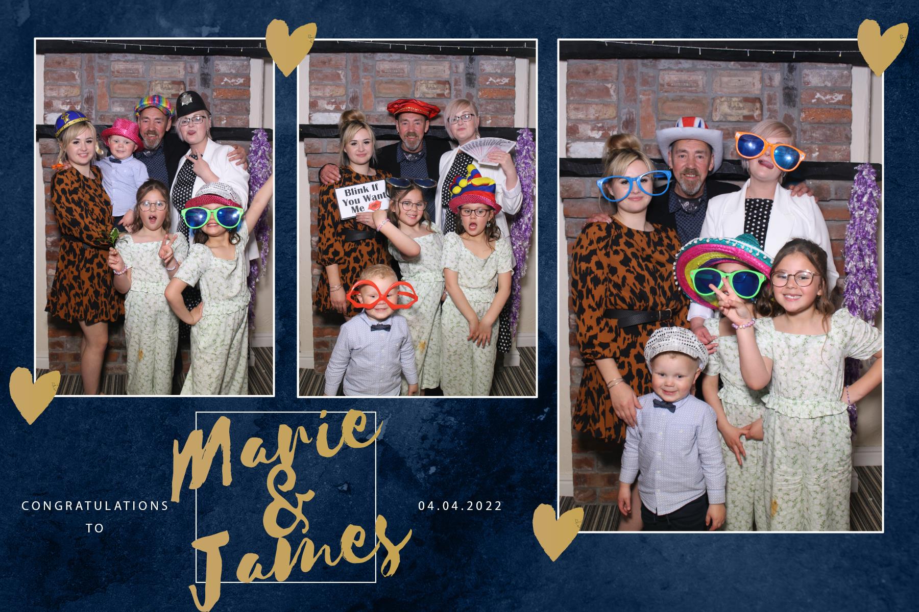 Marie and James | View more photos from the event at gallery.blissbooth.co.uk/u/BlissBooth/Marie-and-James