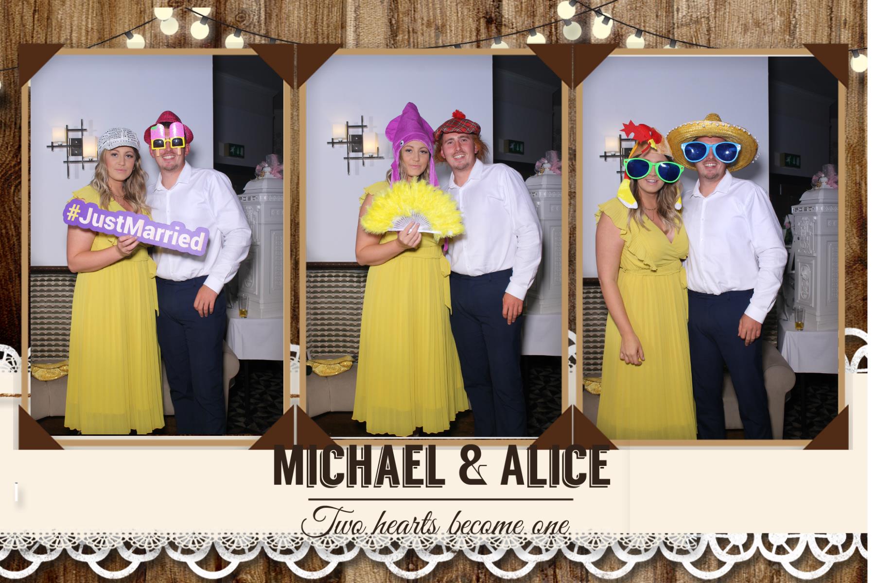Michael and Alice | View more photos from the event at gallery.blissbooth.co.uk/u/BlissBooth/Michael-and-Alice