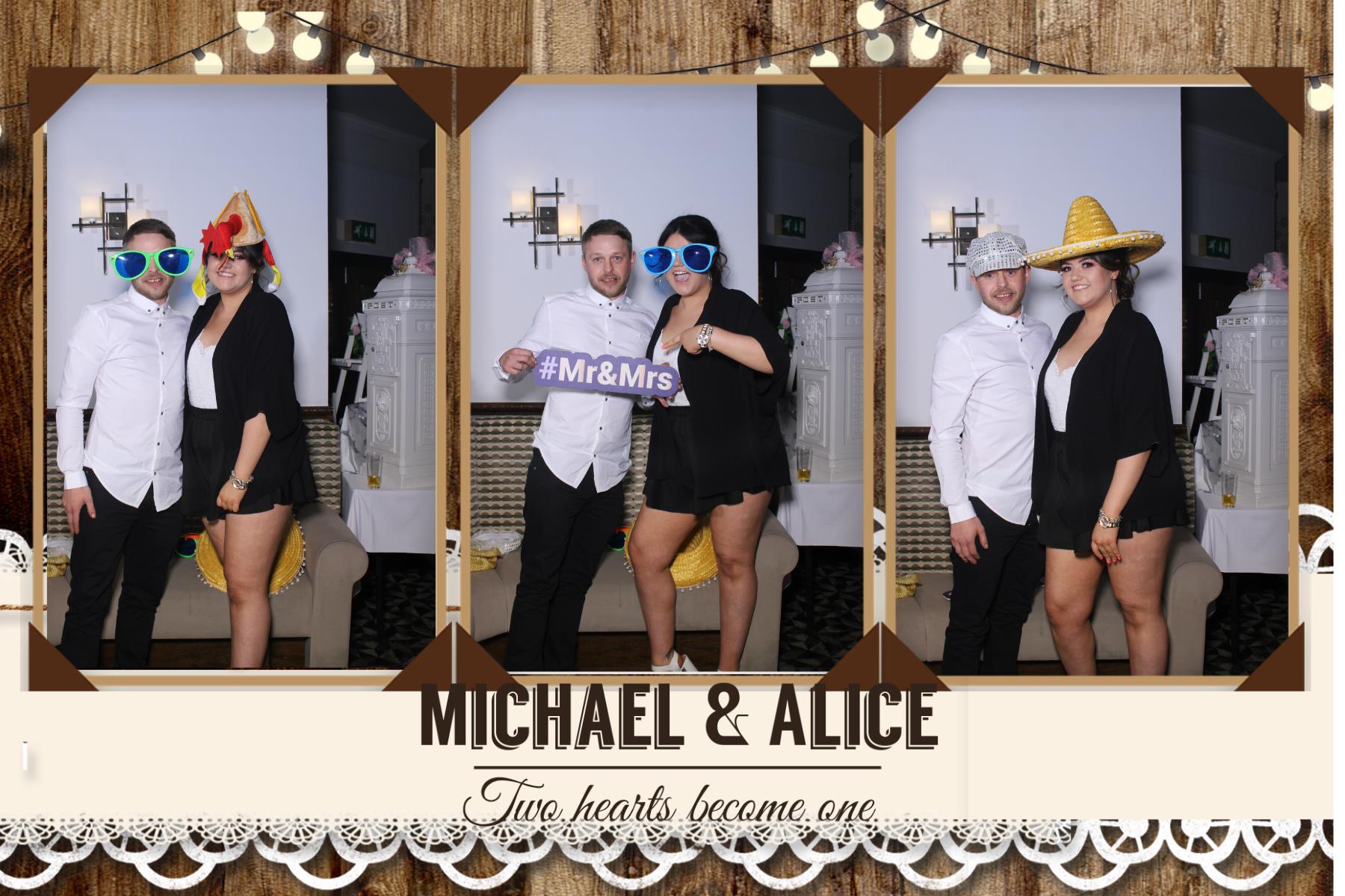 Michael and Alice | View more photos from the event at gallery.blissbooth.co.uk/u/BlissBooth/Michael-and-Alice