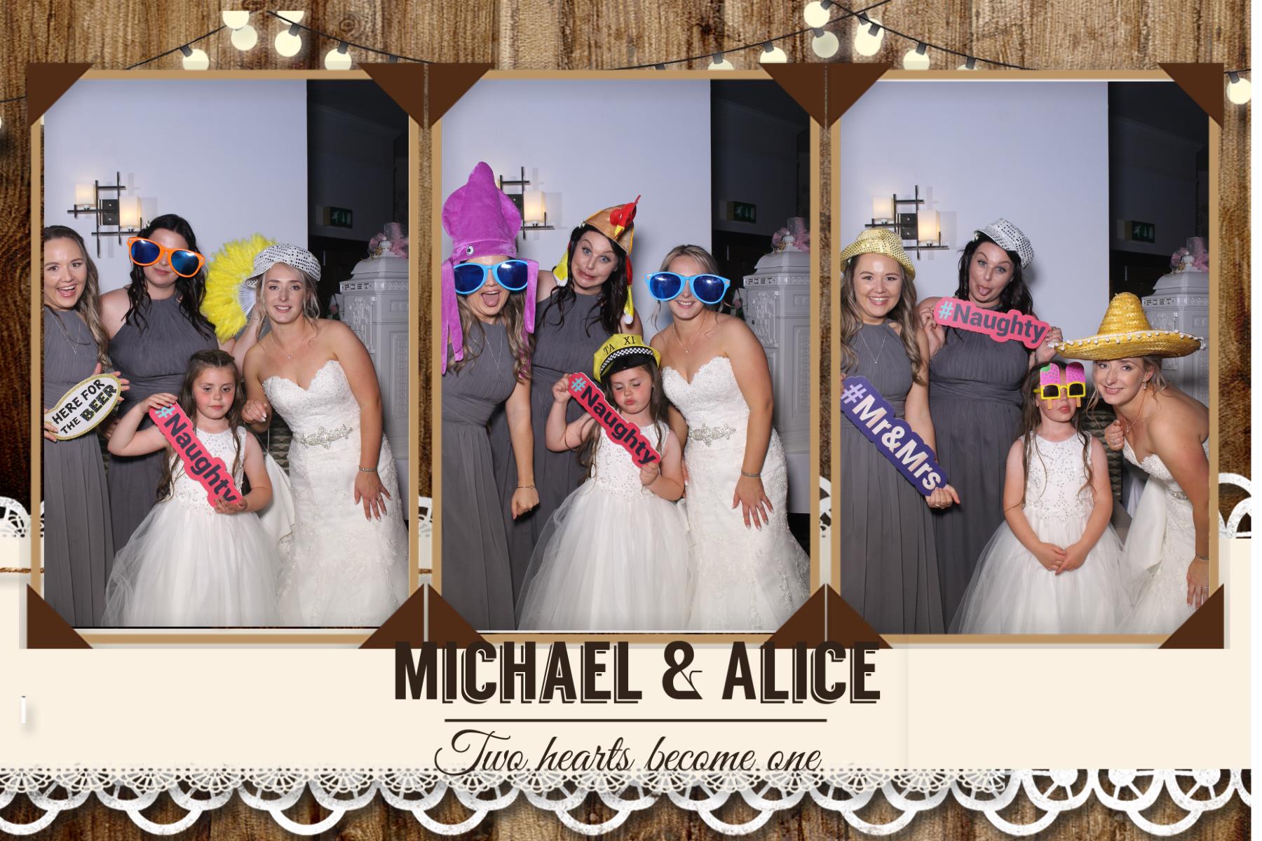 Michael and Alice | View more photos from the event at gallery.blissbooth.co.uk/u/BlissBooth/Michael-and-Alice