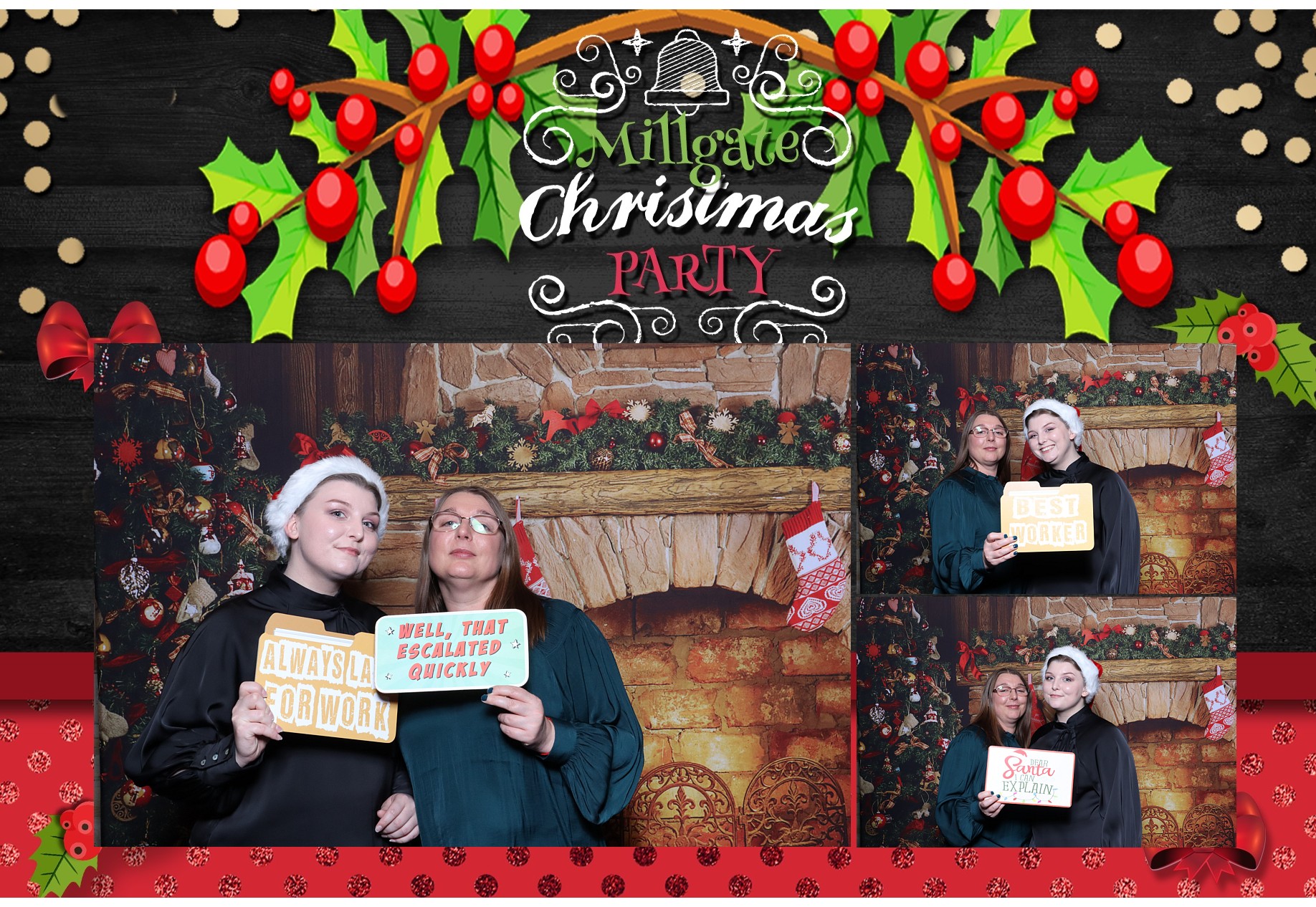 Millgate Christmas Party | View more photos from the event at gallery.blissbooth.co.uk/u/BlissBooth/Millgate-Christmas-Party