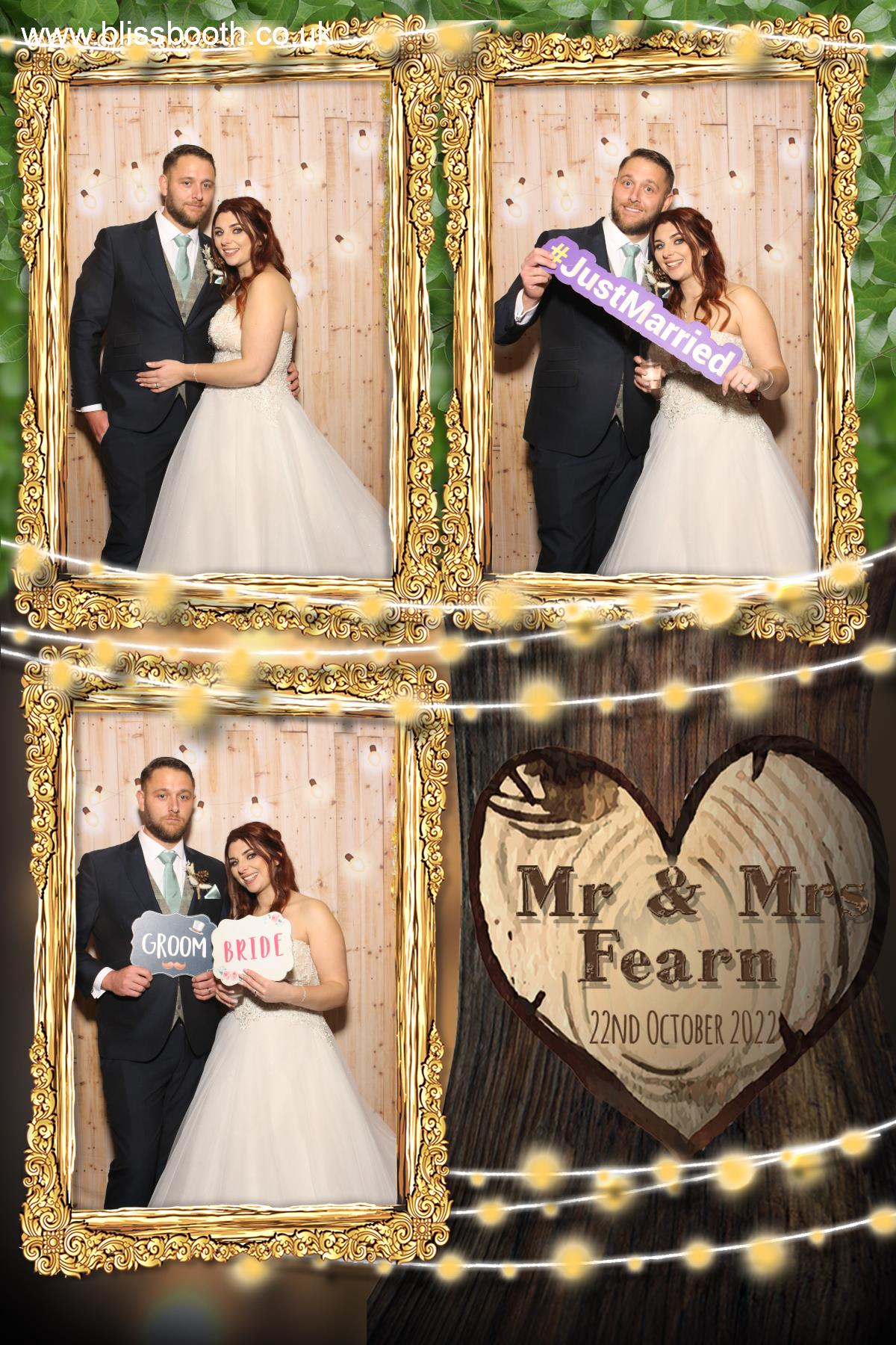 Mr and Mrs Fearn | View more photos from the event at gallery.blissbooth.co.uk/u/BlissBooth/Mr-and-Mrs-Fearn