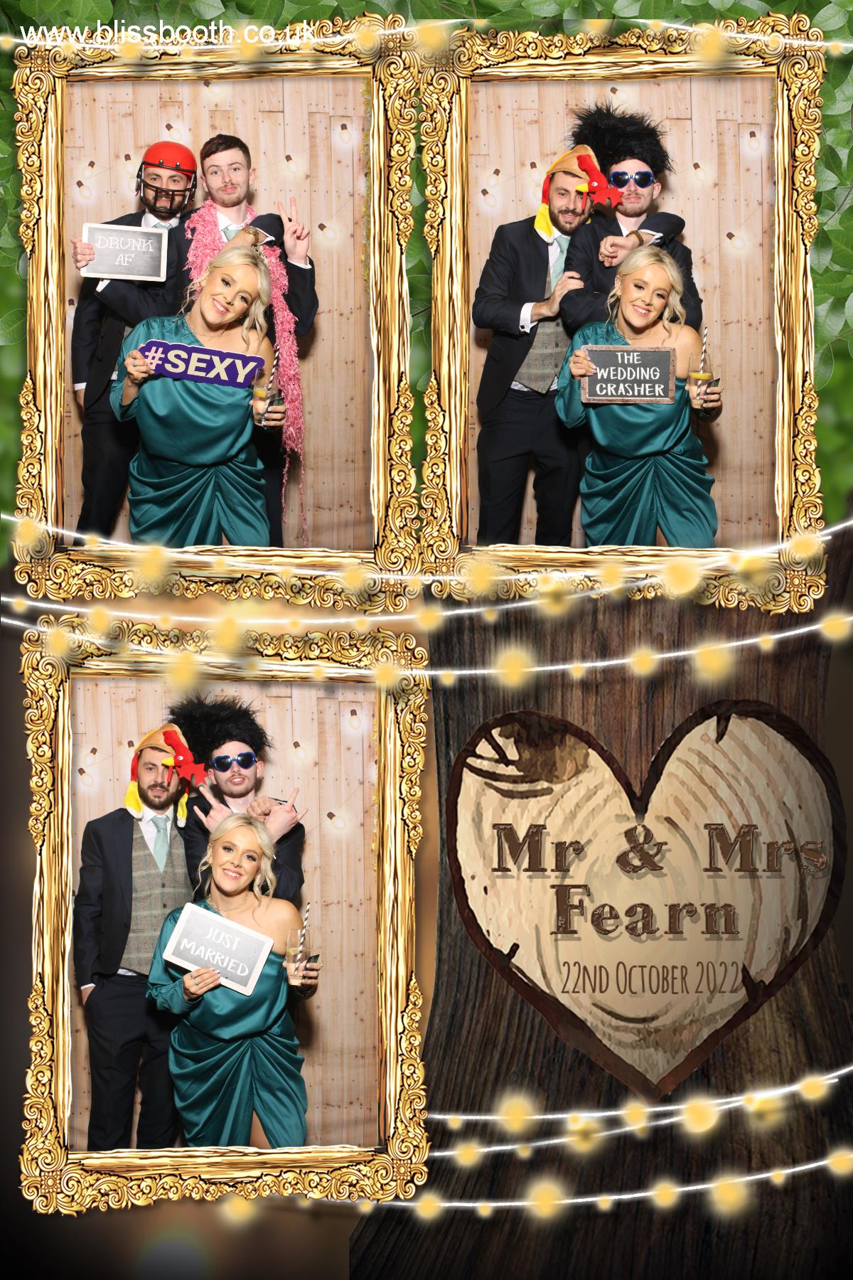 Mr and Mrs Fearn | View more photos from the event at gallery.blissbooth.co.uk/u/BlissBooth/Mr-and-Mrs-Fearn