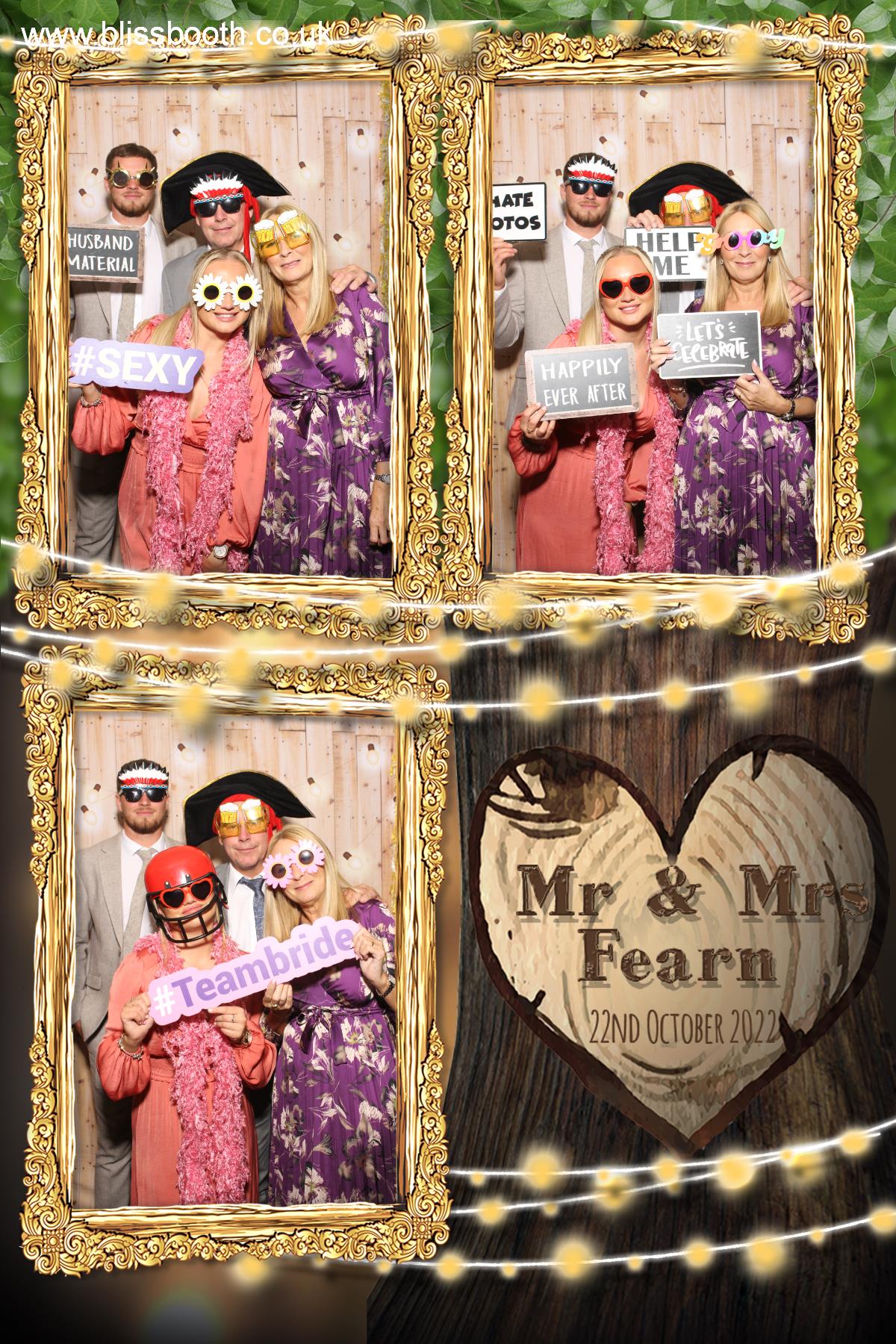 Mr and Mrs Fearn | View more photos from the event at gallery.blissbooth.co.uk/u/BlissBooth/Mr-and-Mrs-Fearn
