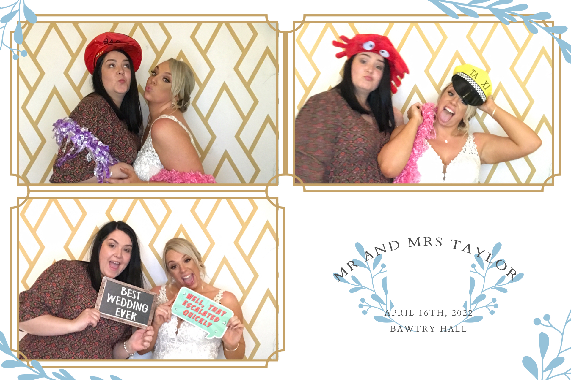 Mr and Mrs Taylor | View more photos from the event at gallery.blissbooth.co.uk/u/BlissBooth/Mr-and-Mrs-Taylor