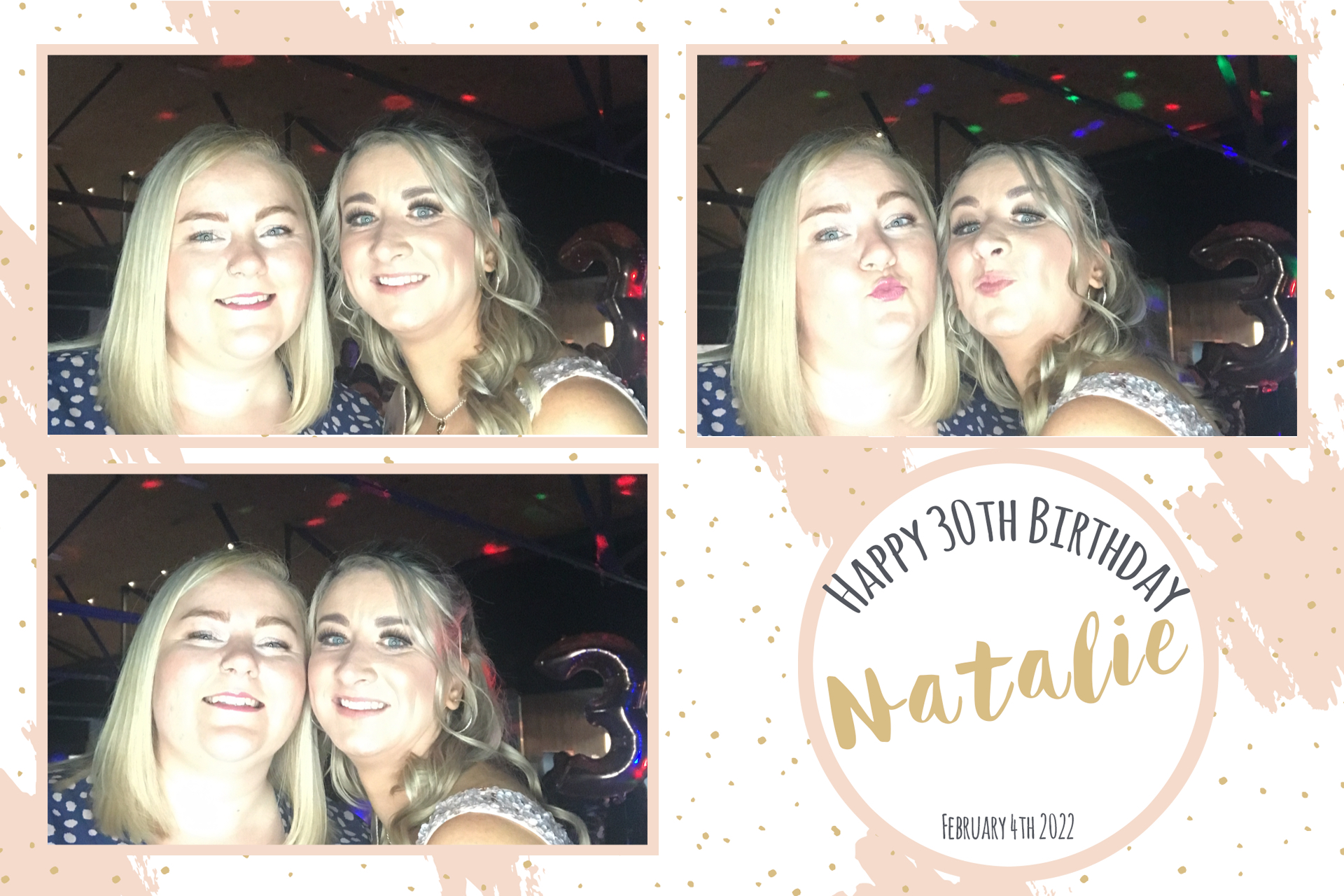 Natalie's 30th Borthday | View more photos from the event at gallery.blissbooth.co.uk/u/BlissBooth/Natalies-30th-Borthday