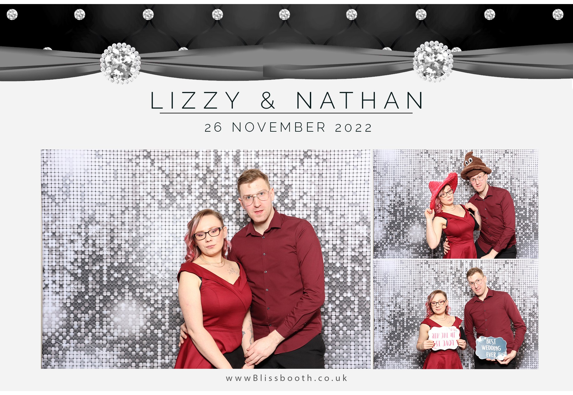 Nathan and Lizzy | View more photos from the event at gallery.blissbooth.co.uk/u/BlissBooth/Nathan-and-Lizzy