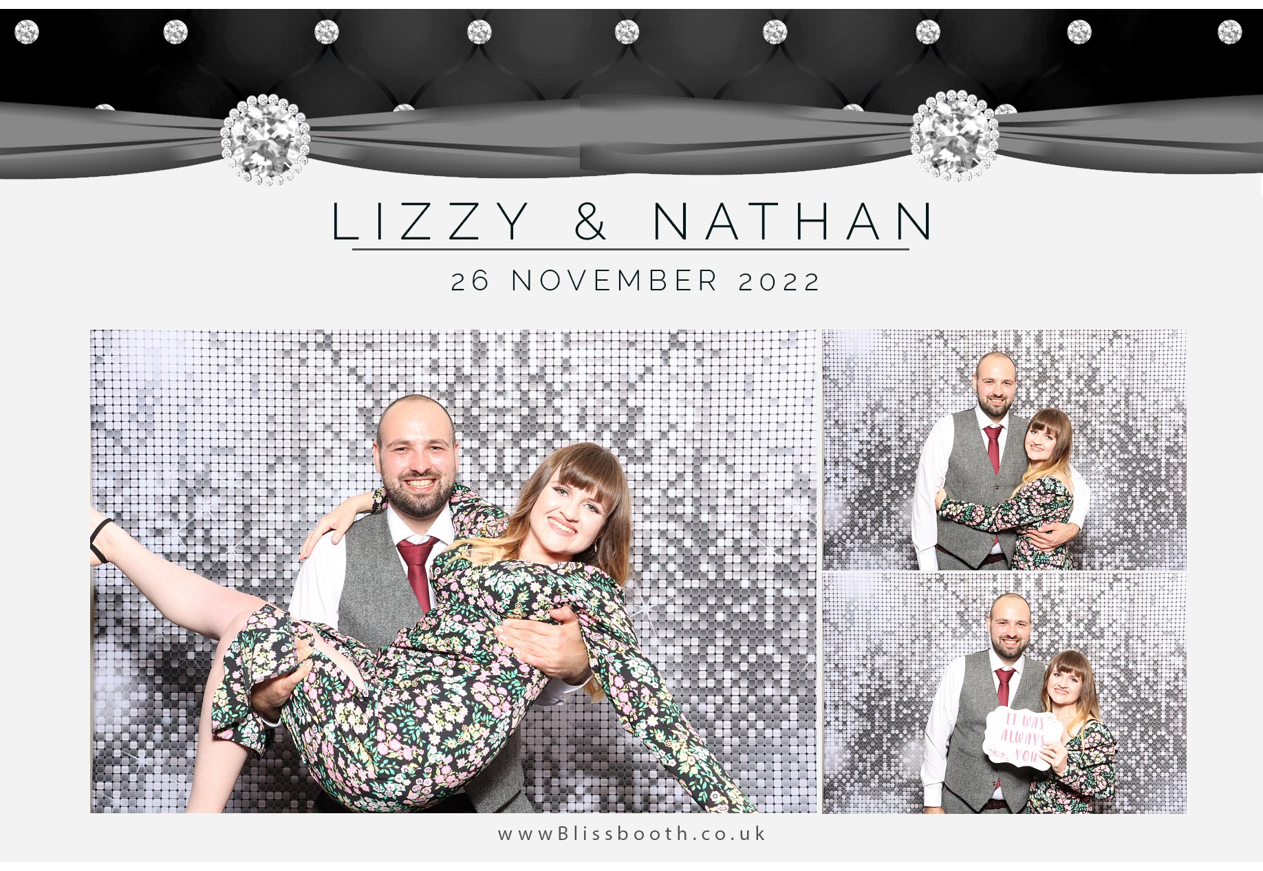 Nathan and Lizzy | View more photos from the event at gallery.blissbooth.co.uk/u/BlissBooth/Nathan-and-Lizzy