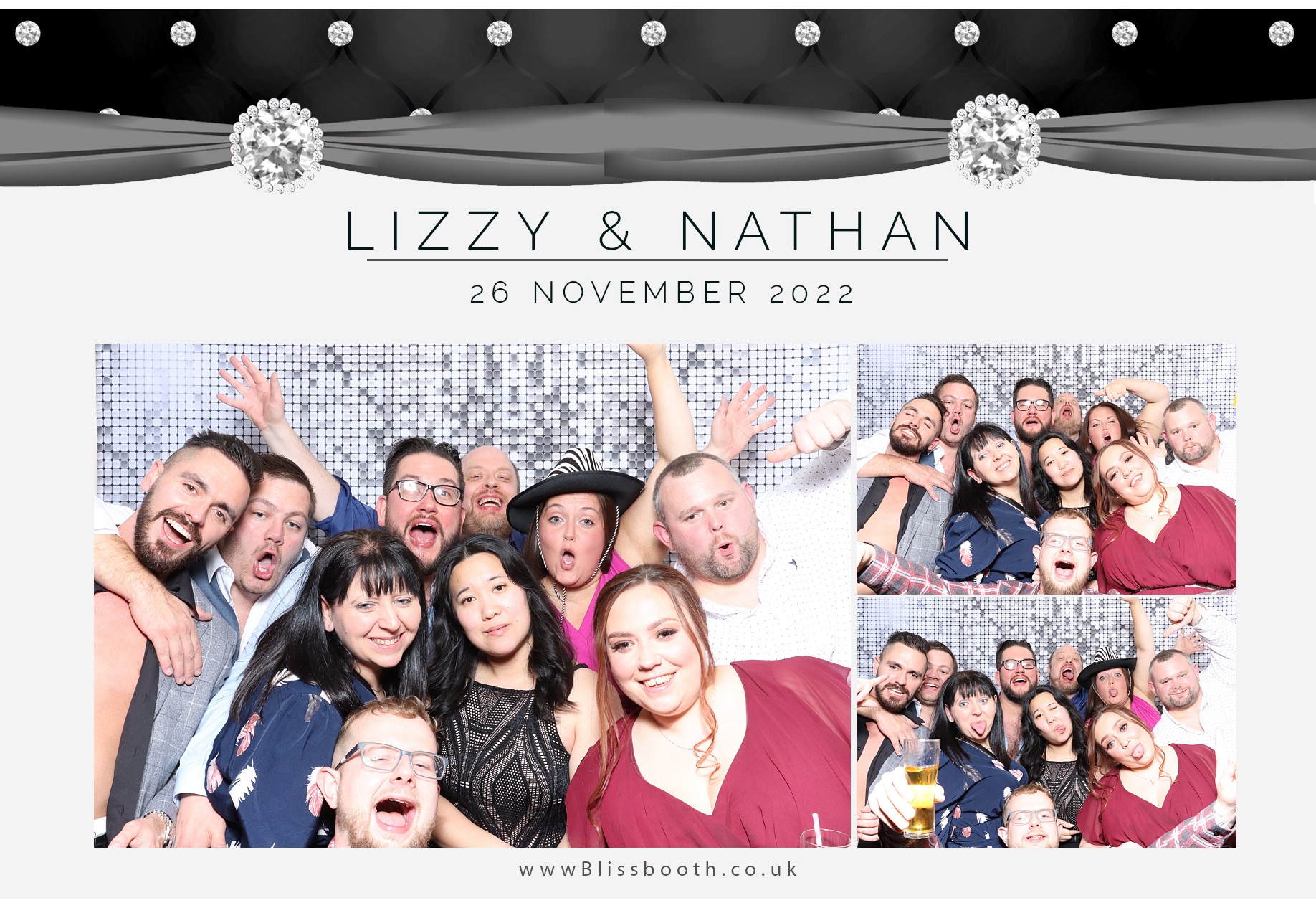Nathan and Lizzy | View more photos from the event at gallery.blissbooth.co.uk/u/BlissBooth/Nathan-and-Lizzy