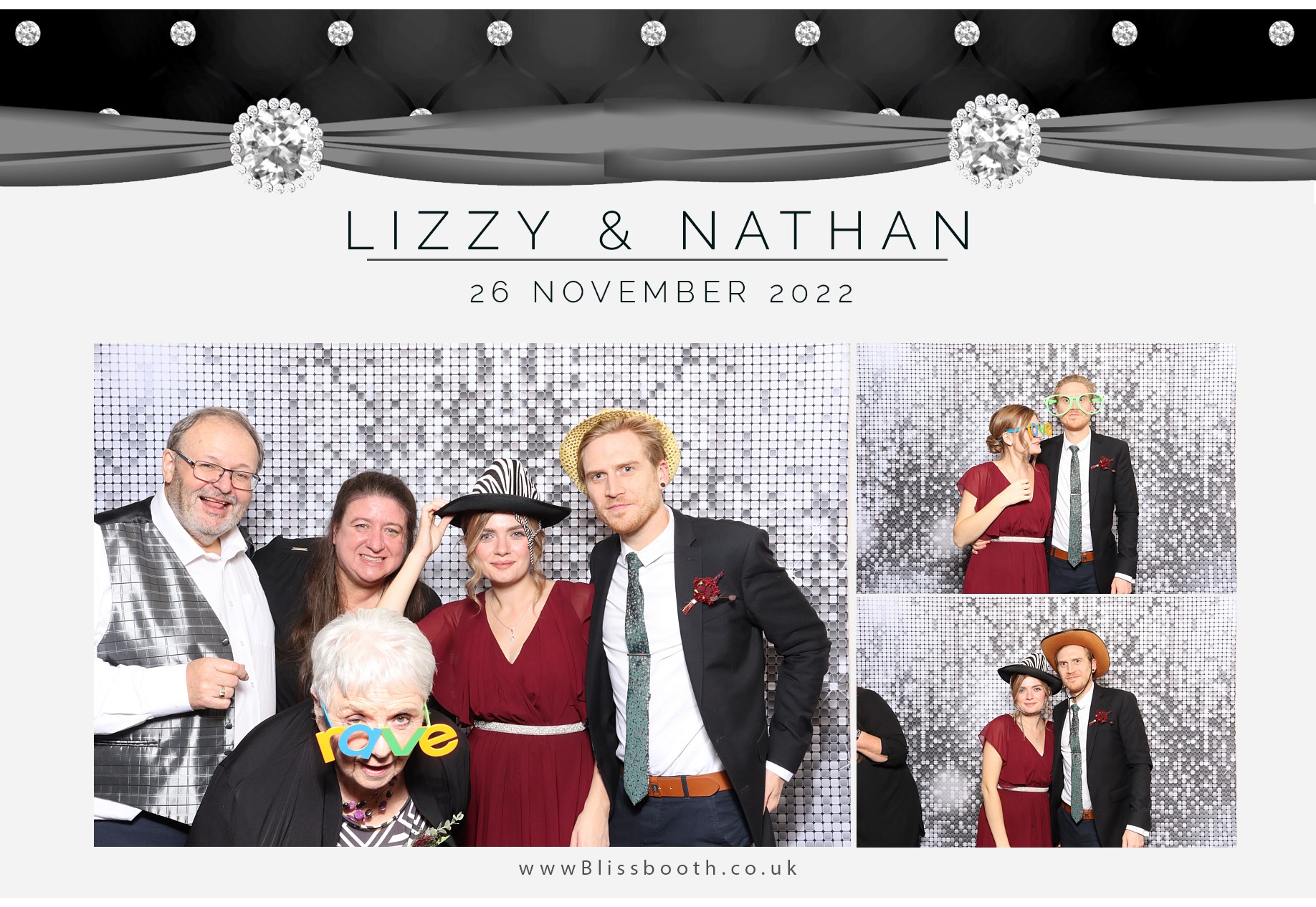 Nathan and Lizzy | View more photos from the event at gallery.blissbooth.co.uk/u/BlissBooth/Nathan-and-Lizzy
