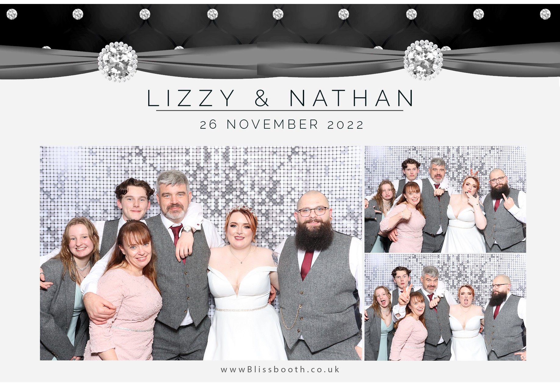 Nathan and Lizzy | View more photos from the event at gallery.blissbooth.co.uk/u/BlissBooth/Nathan-and-Lizzy