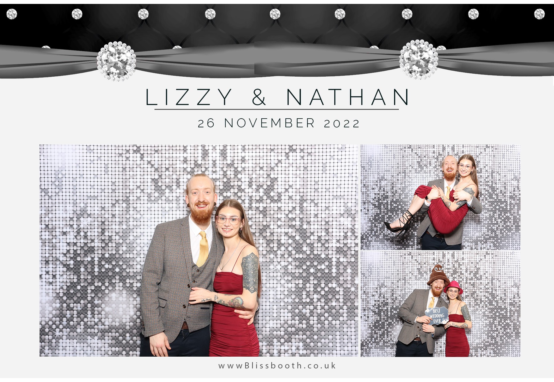 Nathan and Lizzy | View more photos from the event at gallery.blissbooth.co.uk/u/BlissBooth/Nathan-and-Lizzy