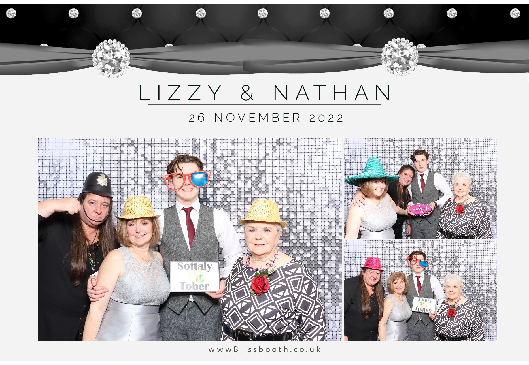 Nathan and Lizzy | View more photos from the event at gallery.blissbooth.co.uk/u/BlissBooth/Nathan-and-Lizzy
