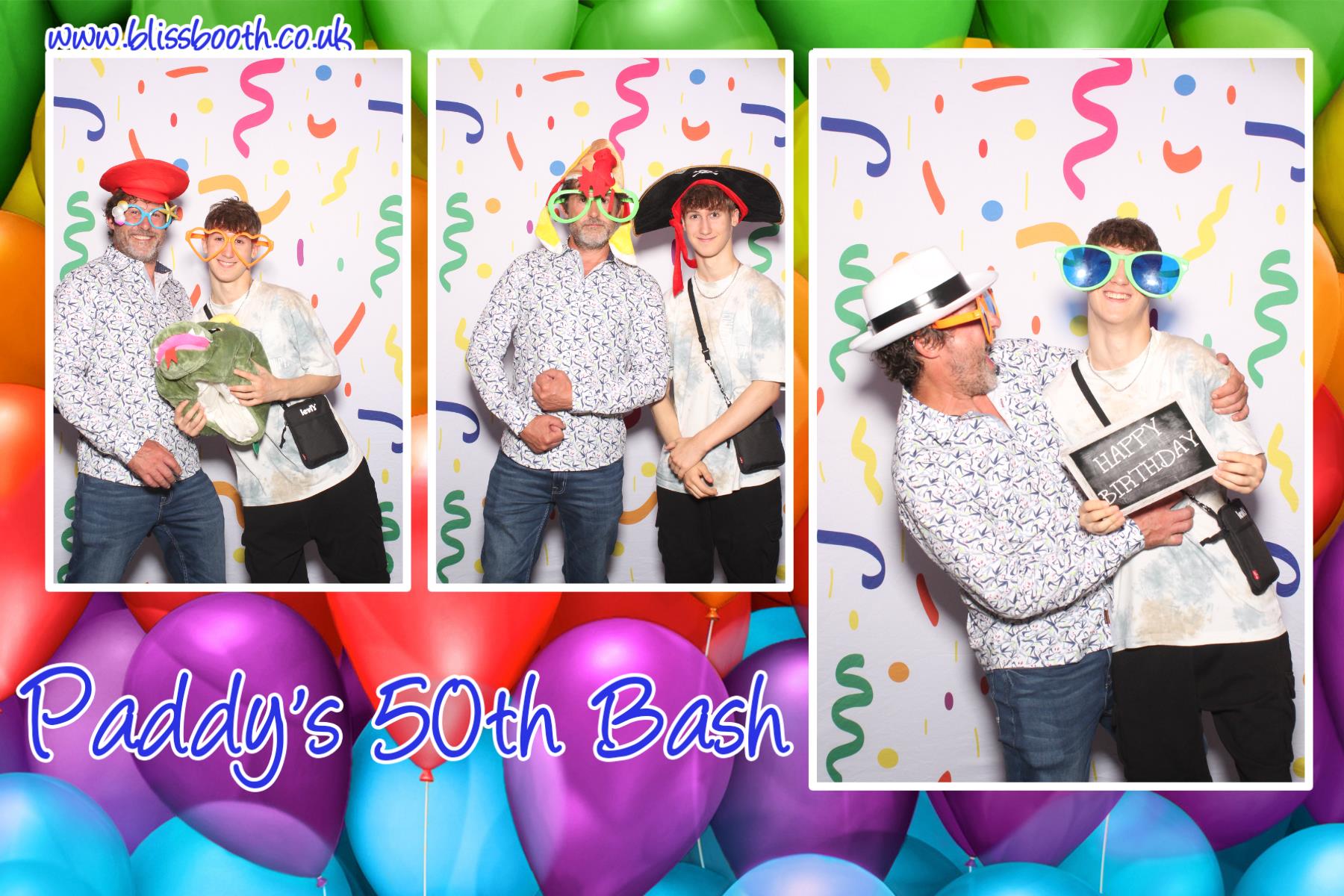 Paddy's 50th Bash | View more photos from the event at gallery.blissbooth.co.uk/u/BlissBooth/Paddys-50th-Bash