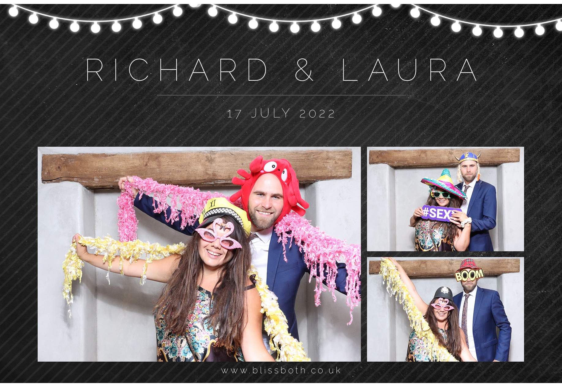 Richard and Laura | View more photos from the event at gallery.blissbooth.co.uk/u/BlissBooth/Richard-and-Laura