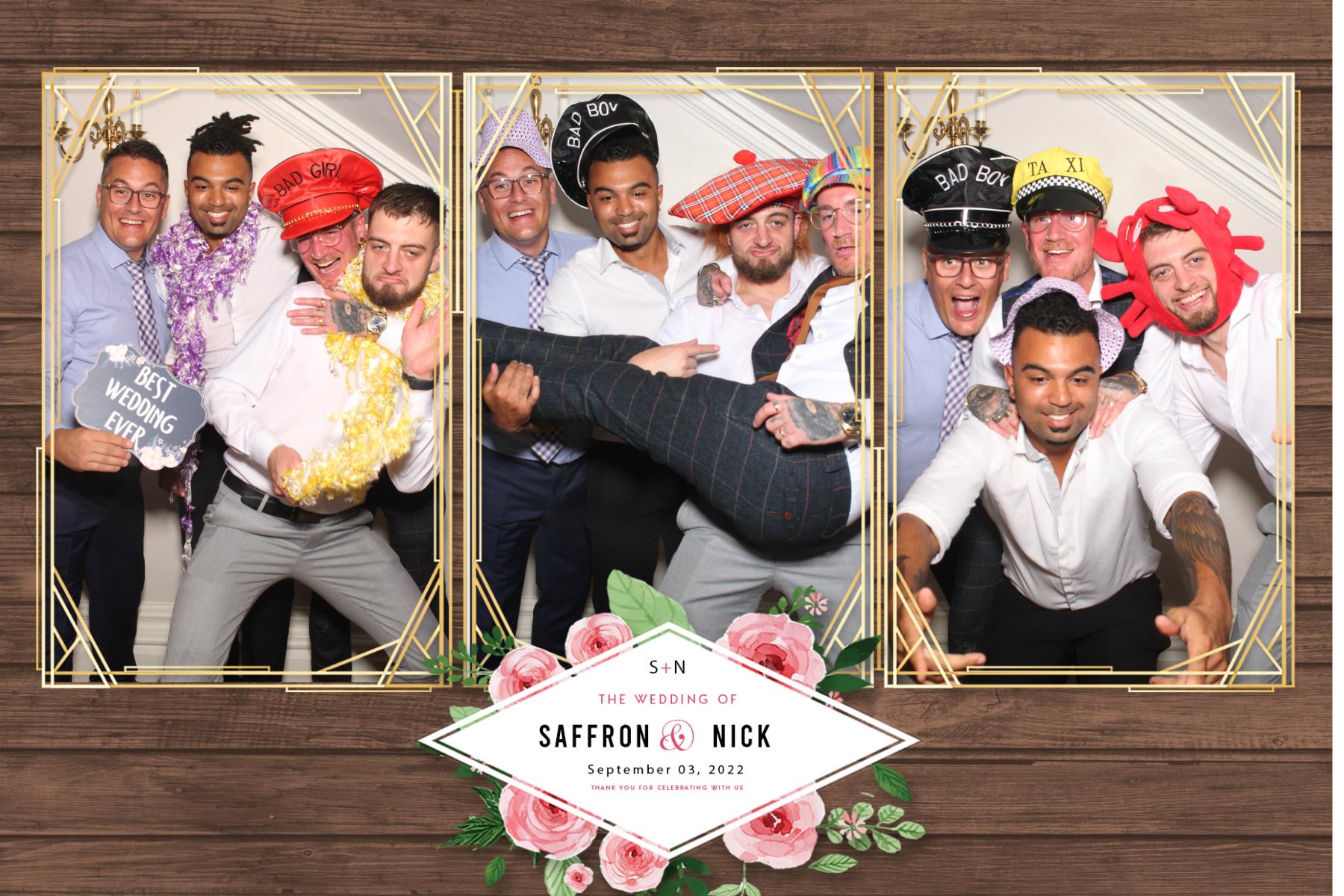 Saffron & Nick | View more photos from the event at gallery.blissbooth.co.uk/u/BlissBooth/Saffron-Nick