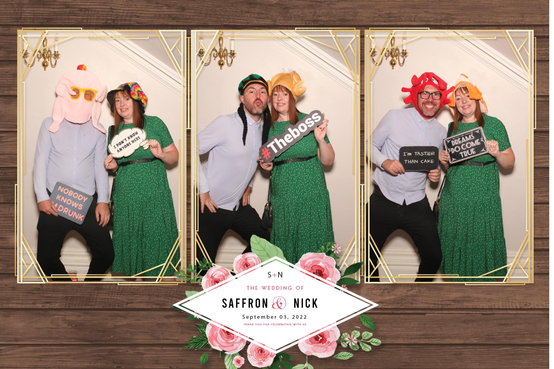 Saffron & Nick | View more photos from the event at gallery.blissbooth.co.uk/u/BlissBooth/Saffron-Nick