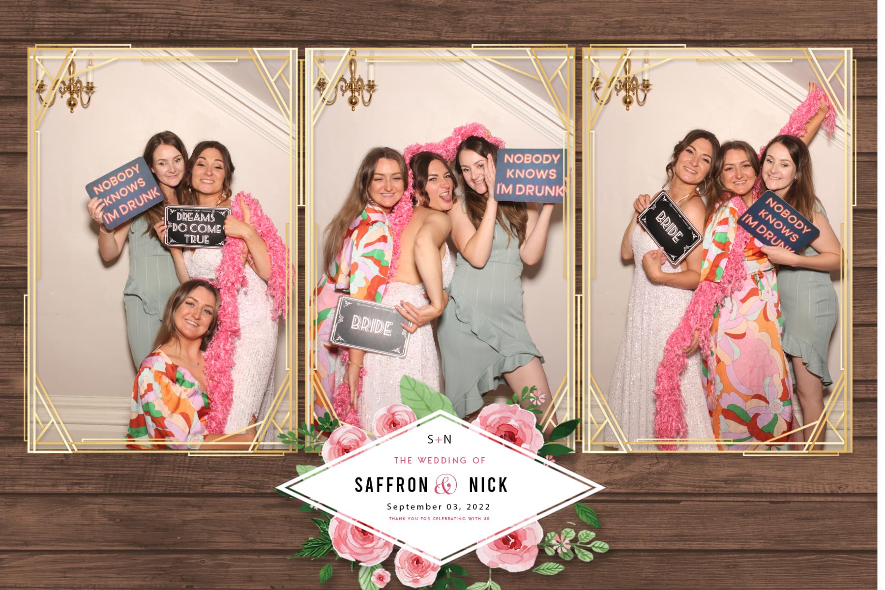 Saffron & Nick | View more photos from the event at gallery.blissbooth.co.uk/u/BlissBooth/Saffron-Nick