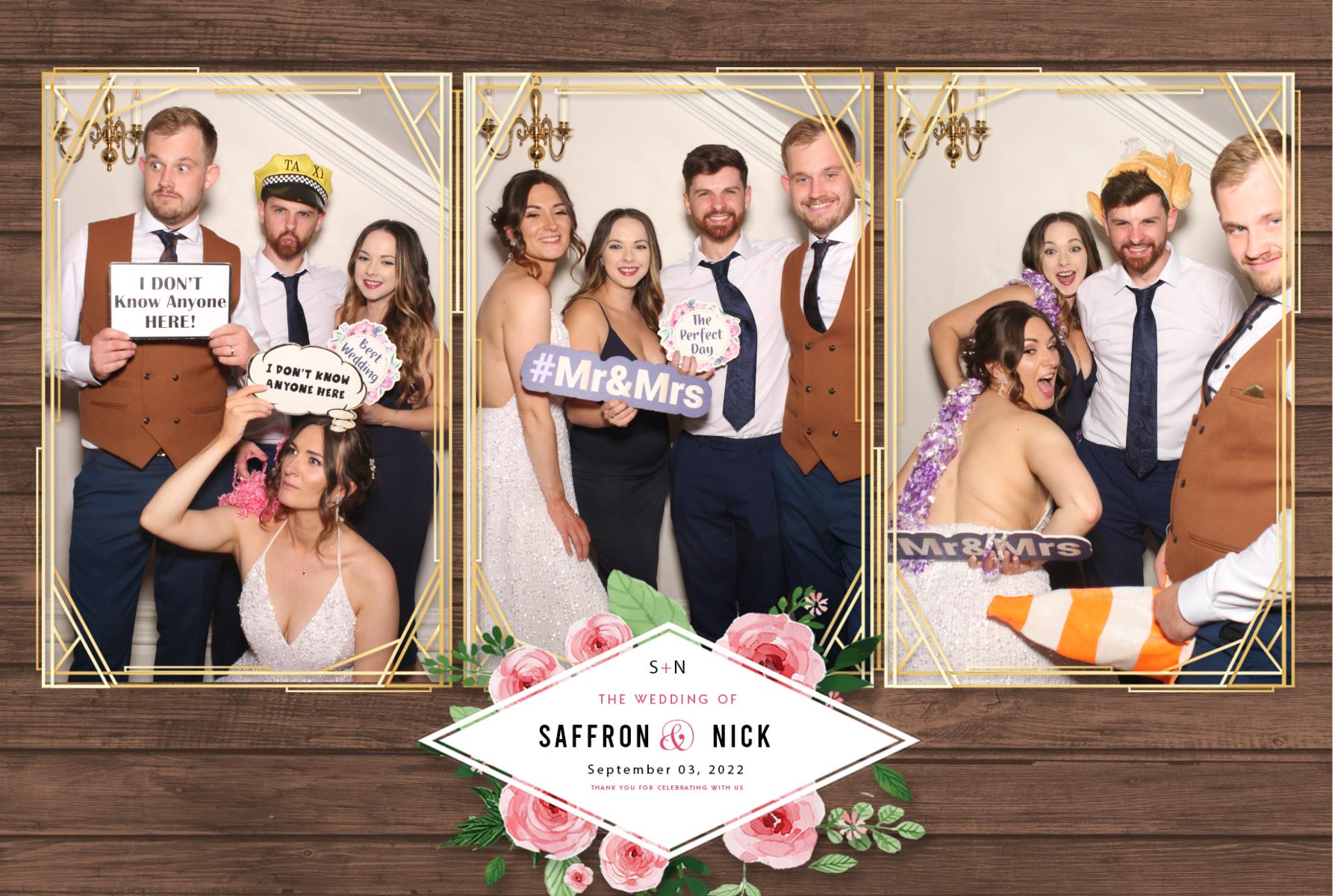 Saffron & Nick | View more photos from the event at gallery.blissbooth.co.uk/u/BlissBooth/Saffron-Nick