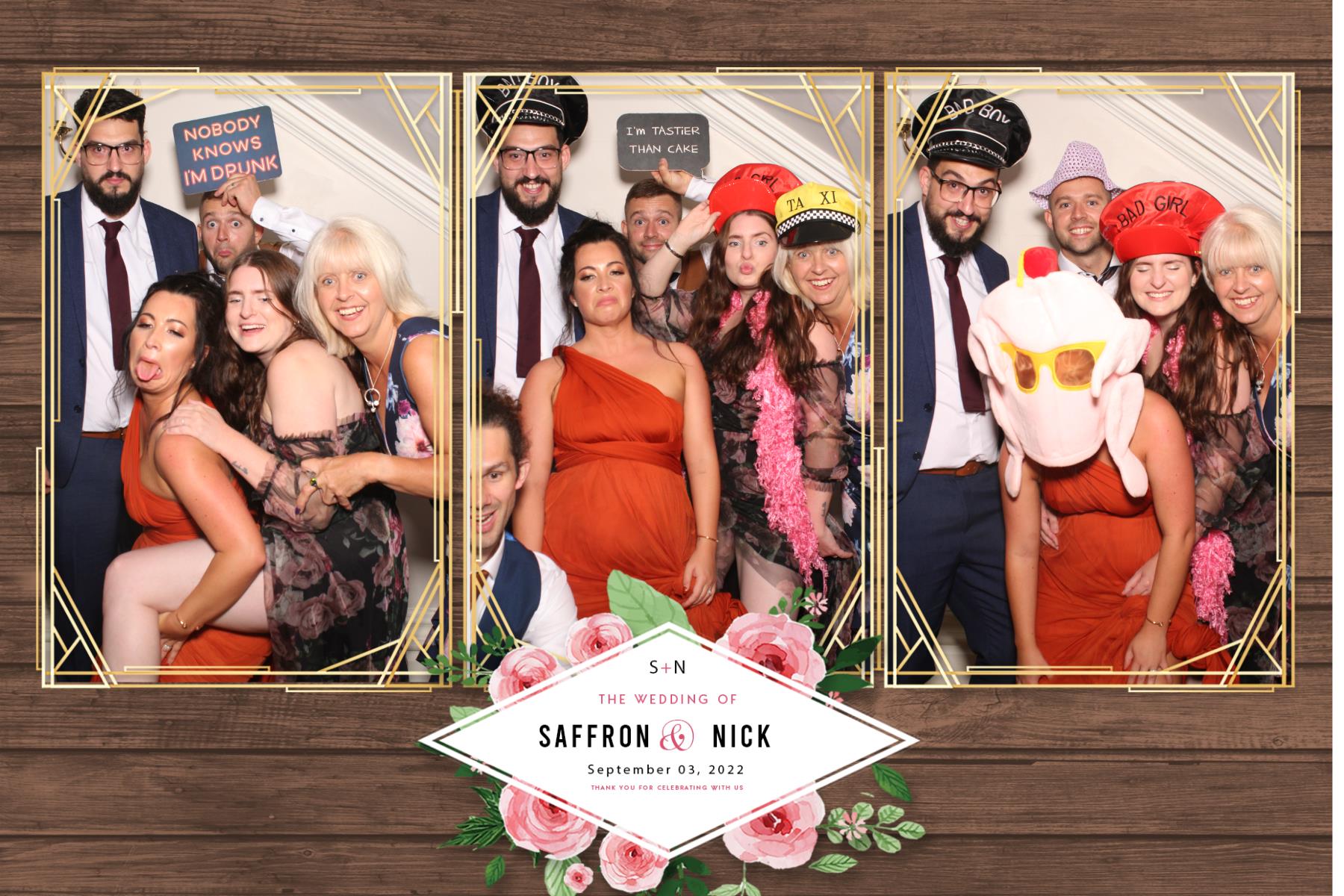 Saffron & Nick | View more photos from the event at gallery.blissbooth.co.uk/u/BlissBooth/Saffron-Nick