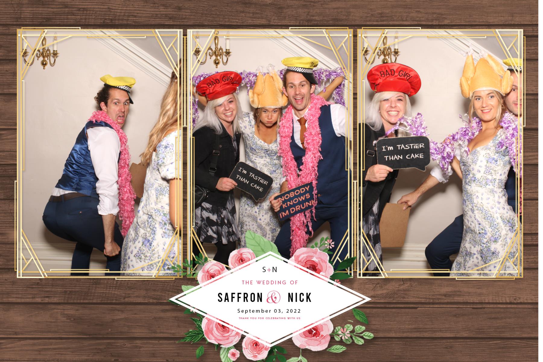 Saffron & Nick | View more photos from the event at gallery.blissbooth.co.uk/u/BlissBooth/Saffron-Nick