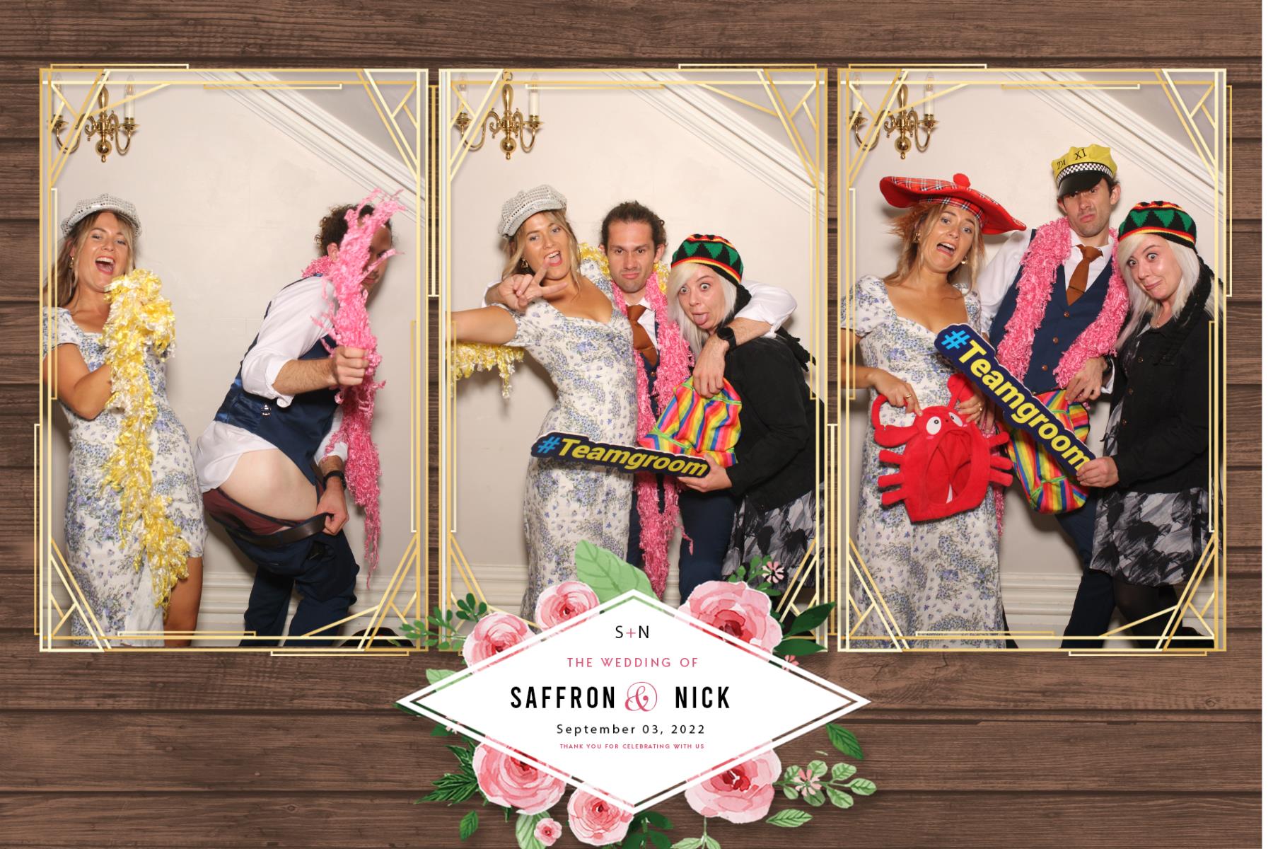 Saffron & Nick | View more photos from the event at gallery.blissbooth.co.uk/u/BlissBooth/Saffron-Nick