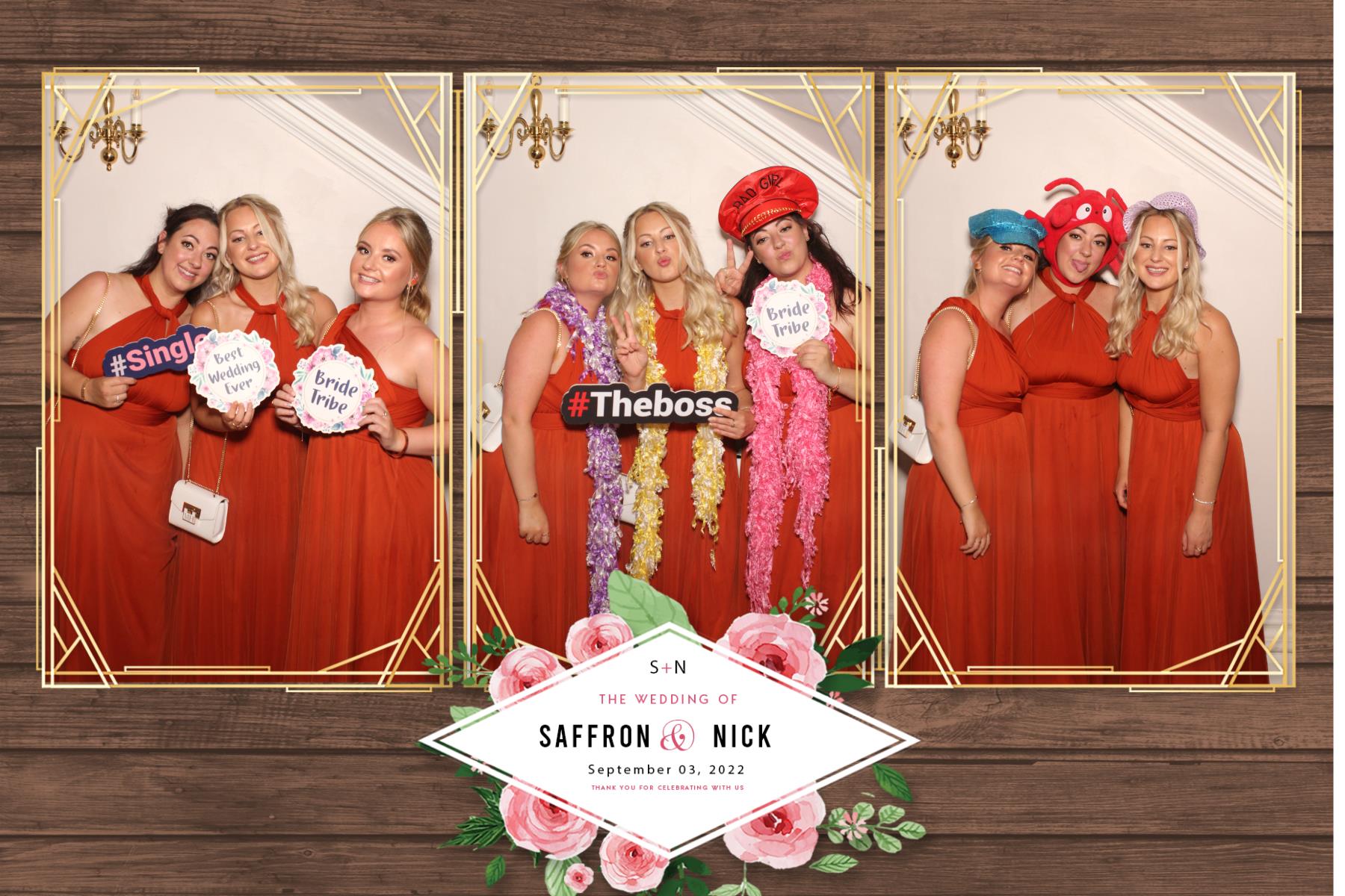 Saffron & Nick | View more photos from the event at gallery.blissbooth.co.uk/u/BlissBooth/Saffron-Nick