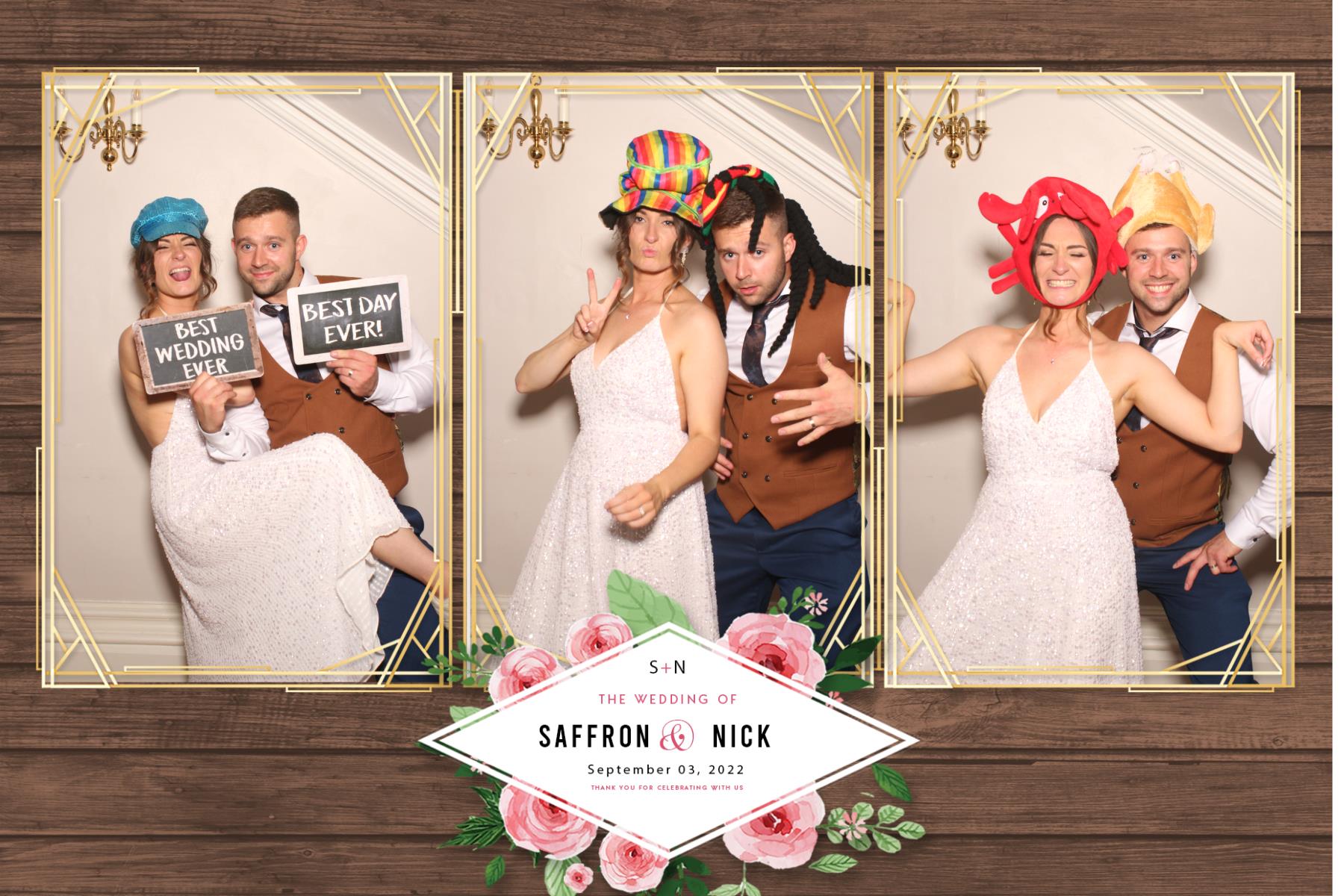 Saffron & Nick | View more photos from the event at gallery.blissbooth.co.uk/u/BlissBooth/Saffron-Nick