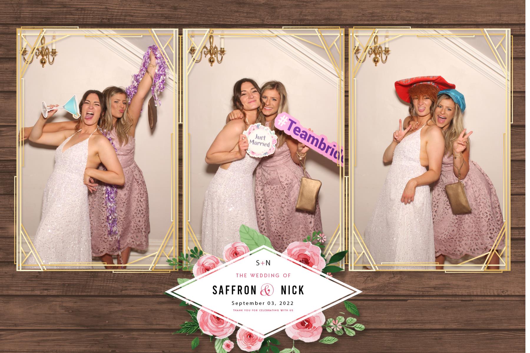 Saffron & Nick | View more photos from the event at gallery.blissbooth.co.uk/u/BlissBooth/Saffron-Nick