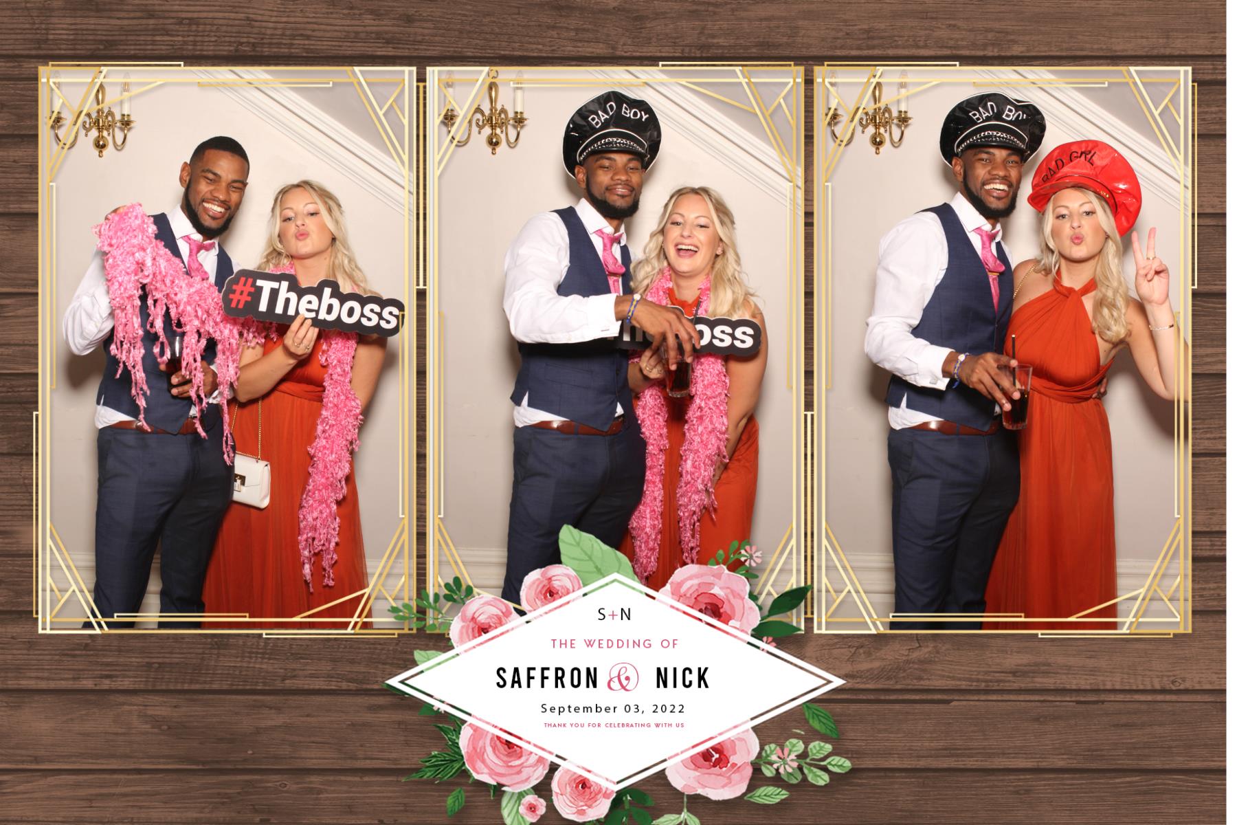 Saffron & Nick | View more photos from the event at gallery.blissbooth.co.uk/u/BlissBooth/Saffron-Nick
