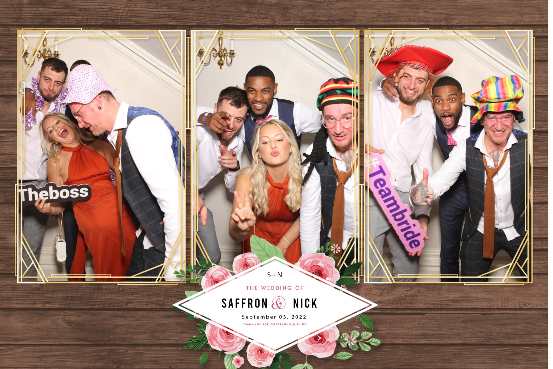 Saffron & Nick | View more photos from the event at gallery.blissbooth.co.uk/u/BlissBooth/Saffron-Nick