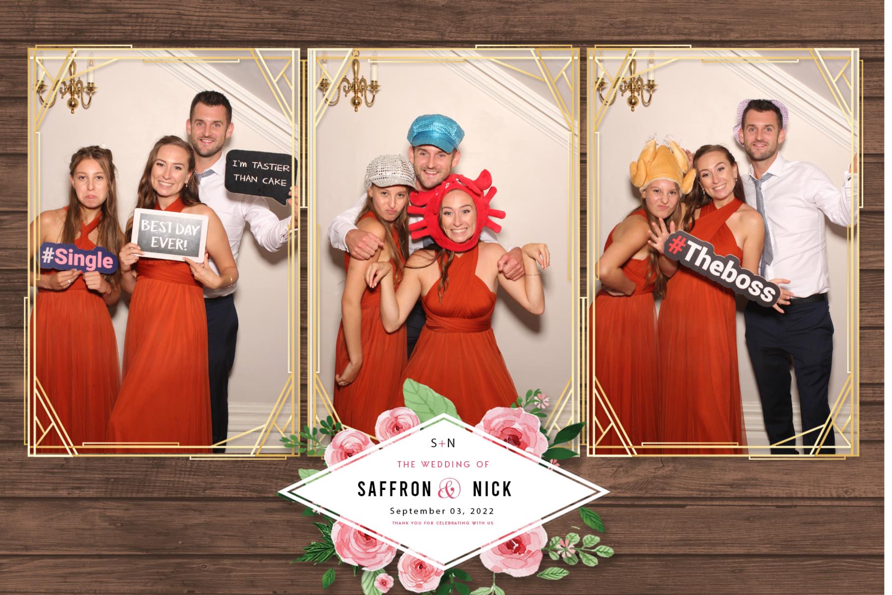 Saffron & Nick | View more photos from the event at gallery.blissbooth.co.uk/u/BlissBooth/Saffron-Nick