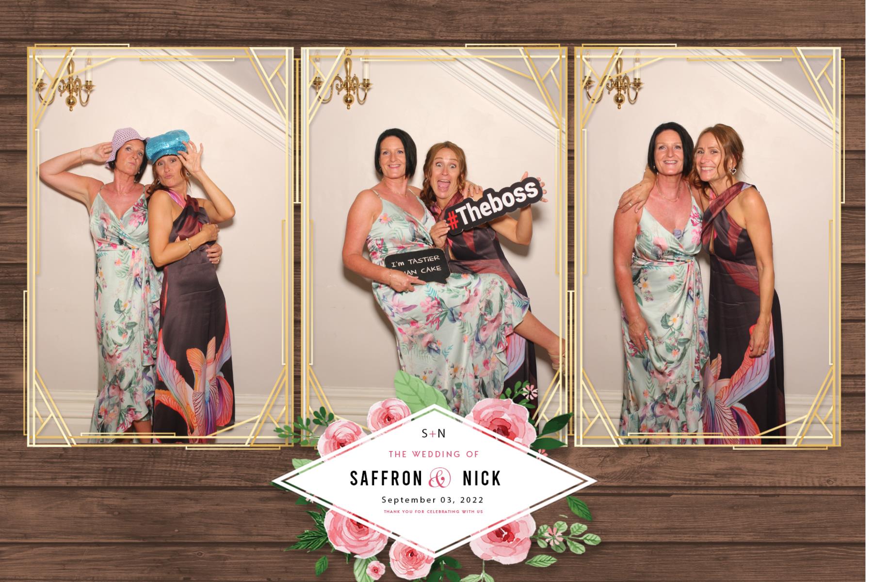 Saffron & Nick | View more photos from the event at gallery.blissbooth.co.uk/u/BlissBooth/Saffron-Nick