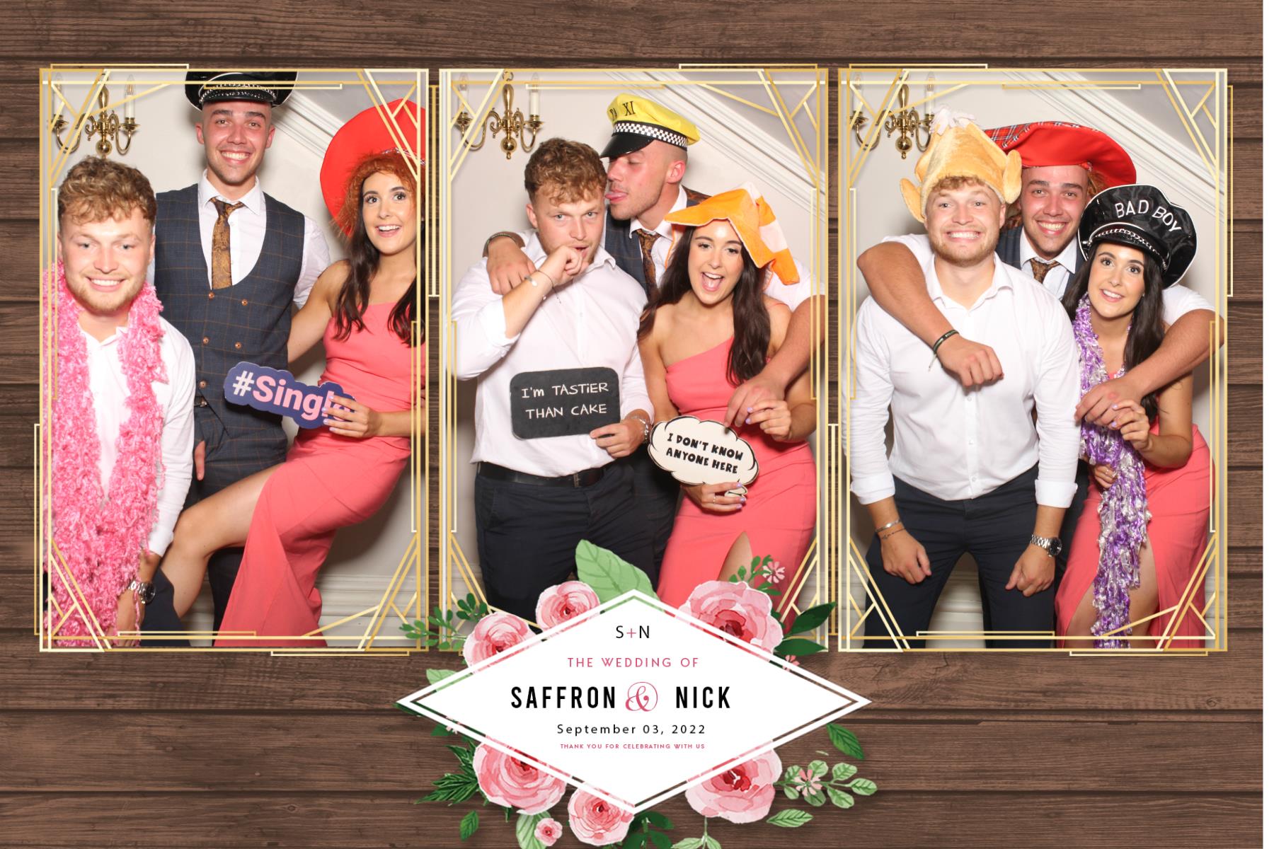 Saffron & Nick | View more photos from the event at gallery.blissbooth.co.uk/u/BlissBooth/Saffron-Nick