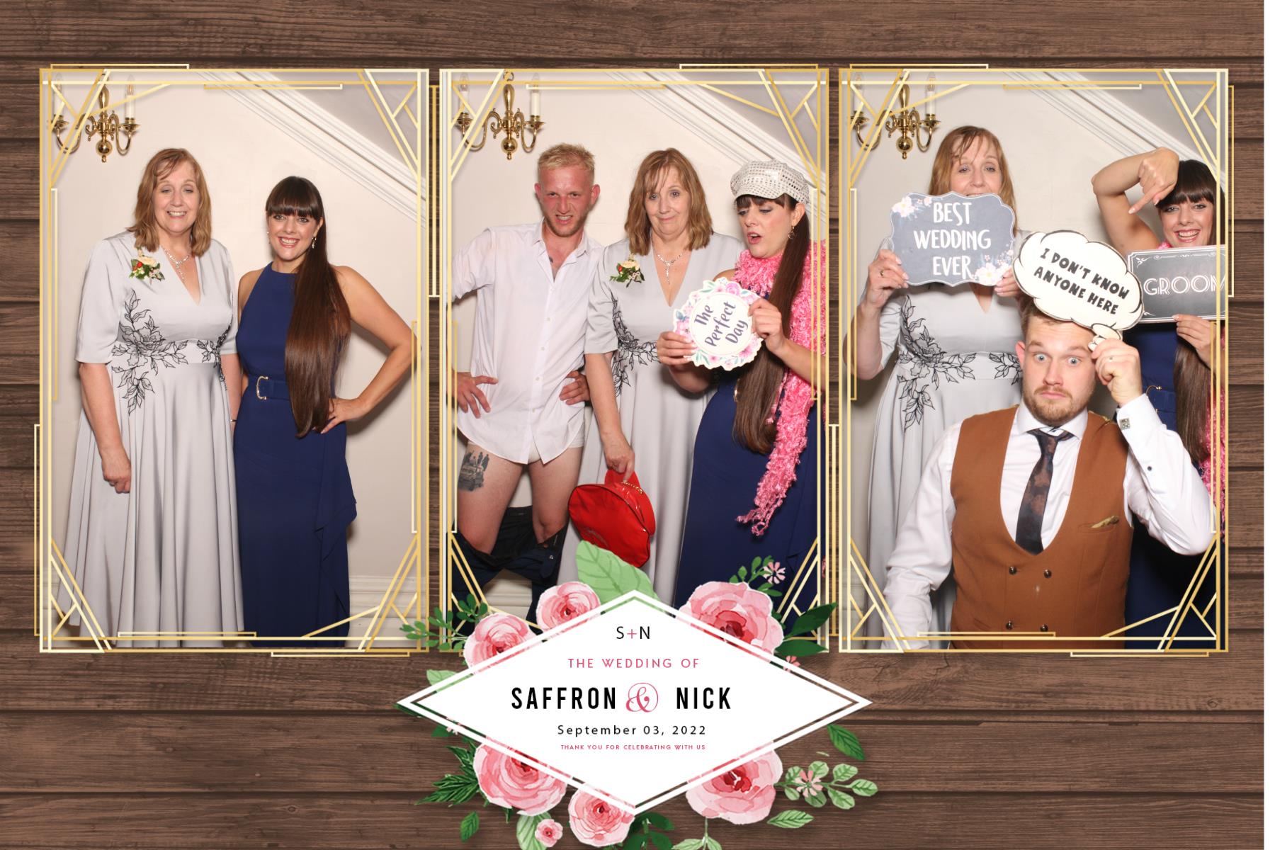 Saffron & Nick | View more photos from the event at gallery.blissbooth.co.uk/u/BlissBooth/Saffron-Nick