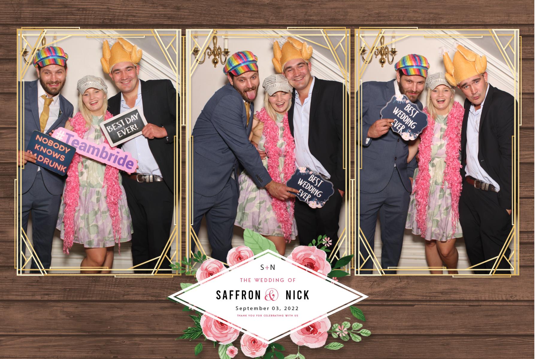 Saffron & Nick | View more photos from the event at gallery.blissbooth.co.uk/u/BlissBooth/Saffron-Nick