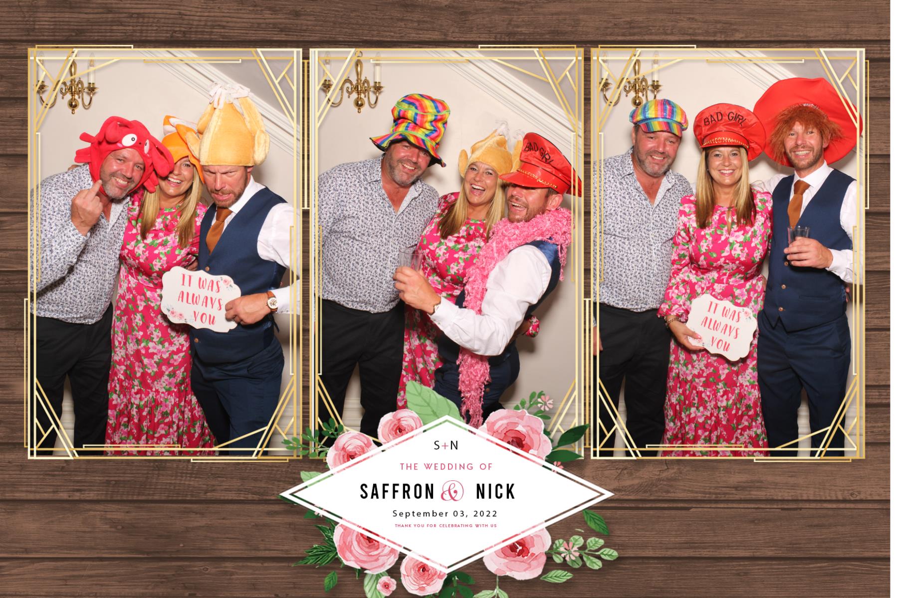 Saffron & Nick | View more photos from the event at gallery.blissbooth.co.uk/u/BlissBooth/Saffron-Nick